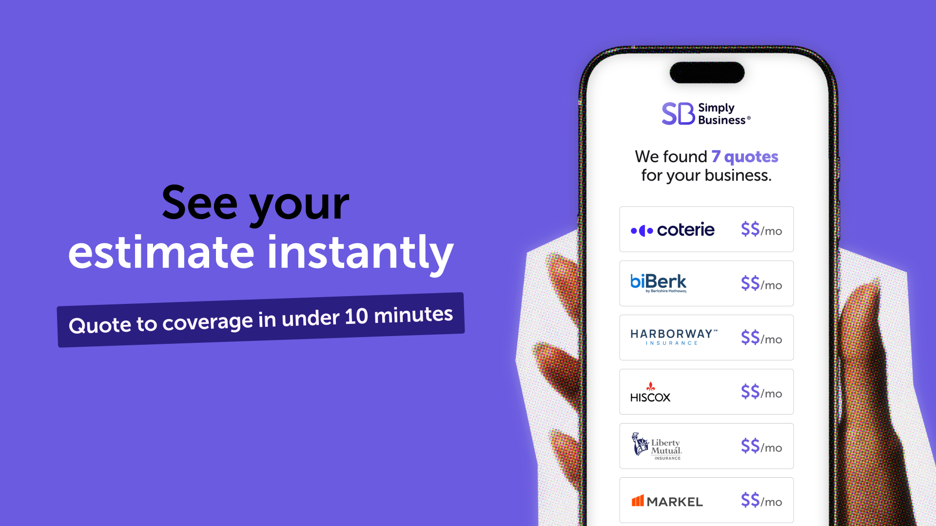 Simply Business US Facebook ad