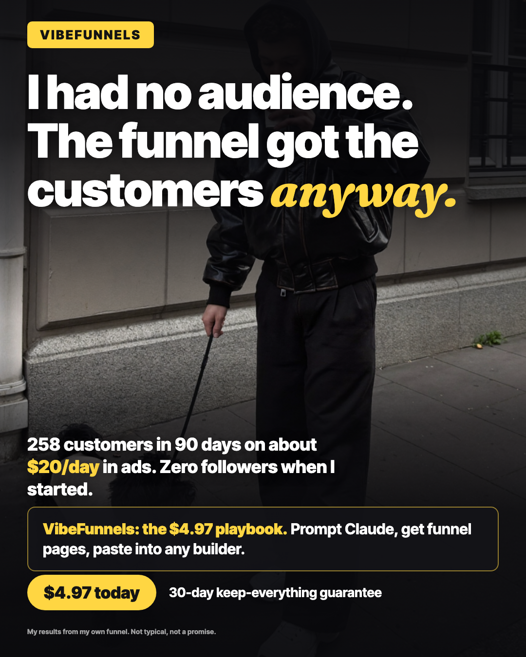 VibeFunnels Facebook ad