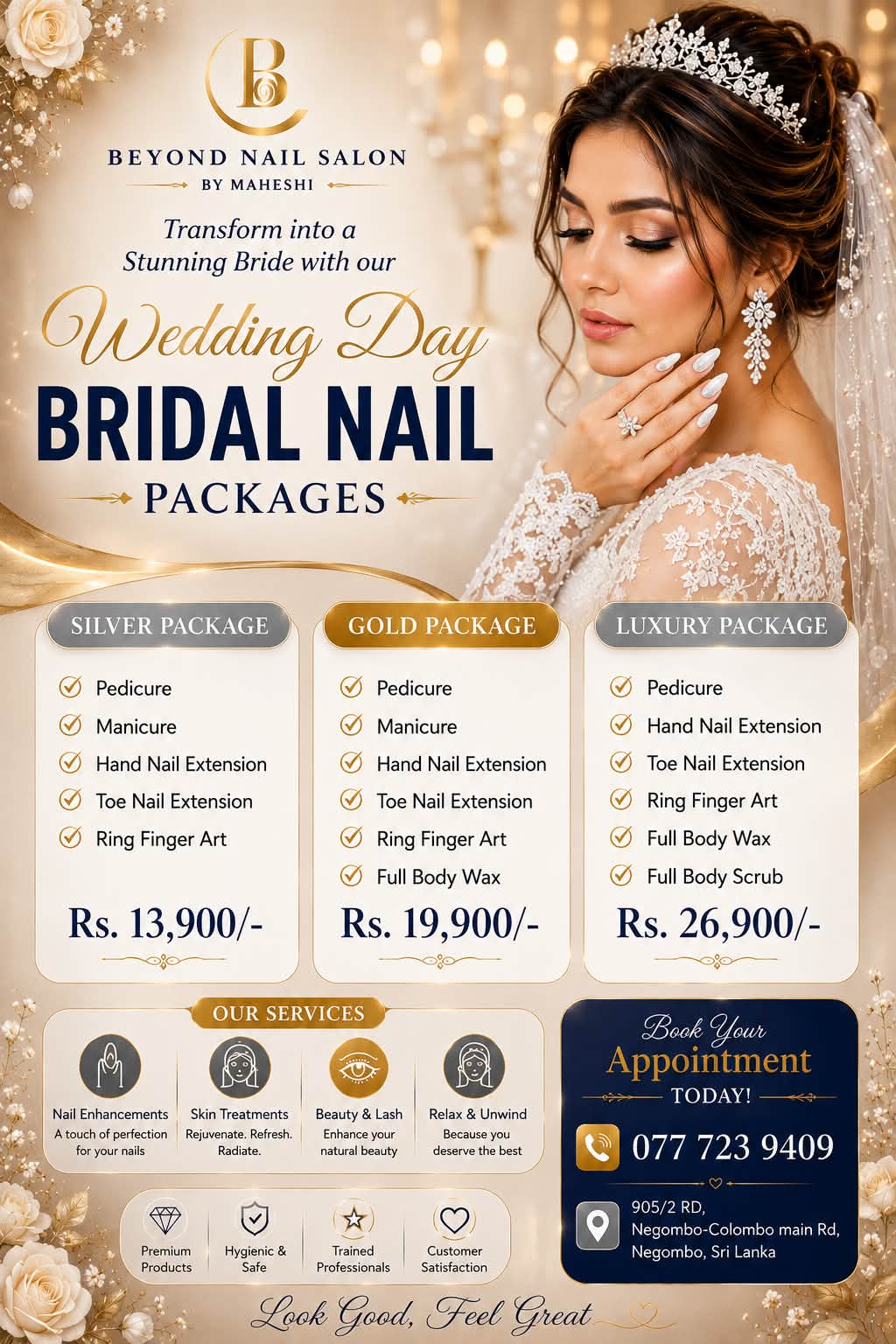 Beyond nail salon Facebook ad