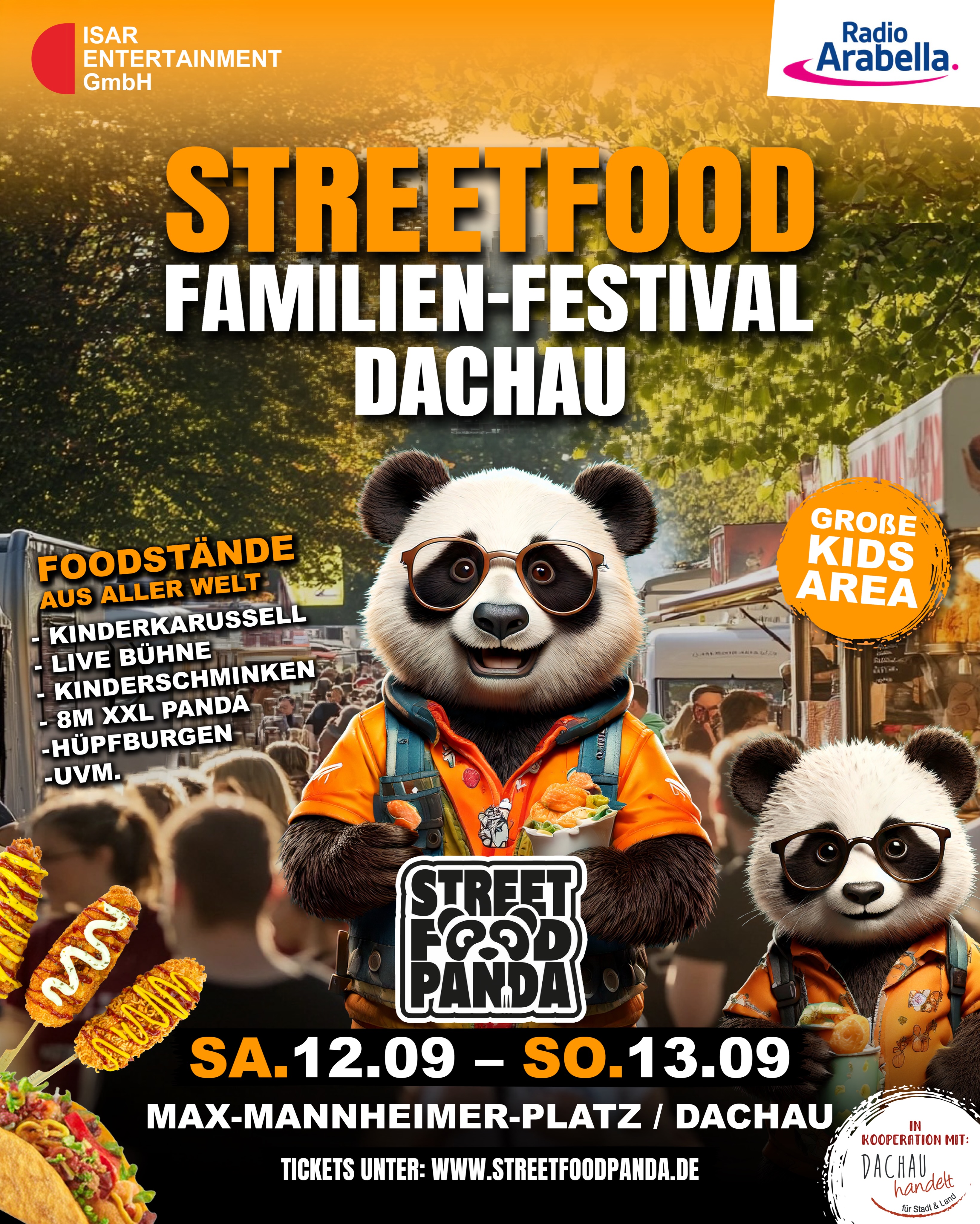 Street Food Panda Festival Facebook ad: STREETFOODPANDA - Münchens größtes Street-Food-Festival