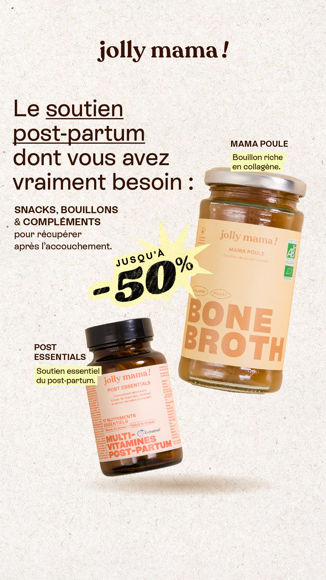 Jolly Mama Facebook ad