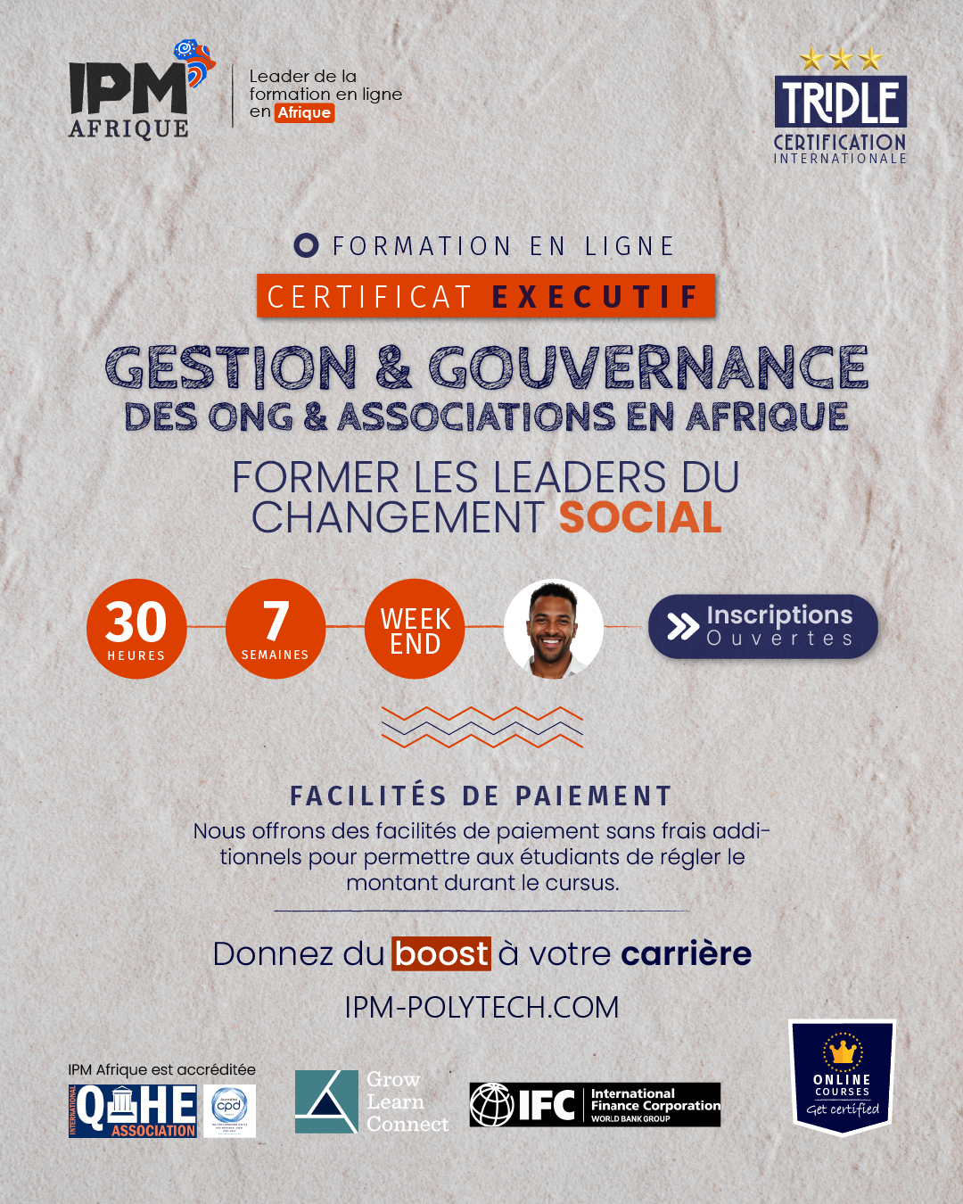 IPM- Institut polytechnique de Marrakech Facebook ad
