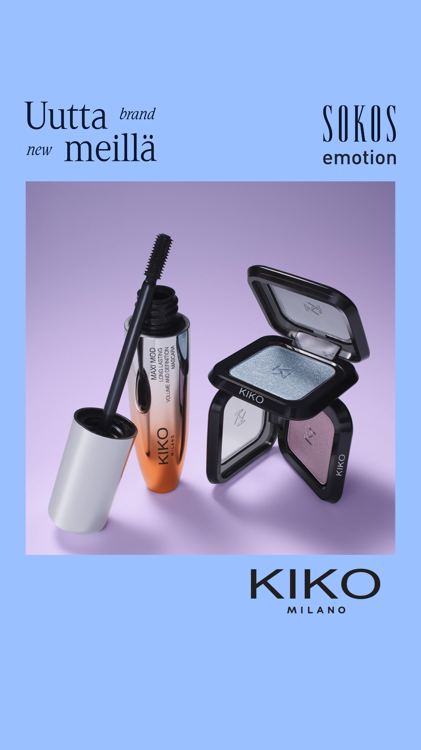 Sokos Facebook ad: KIKO Milano nyt Sokokselta