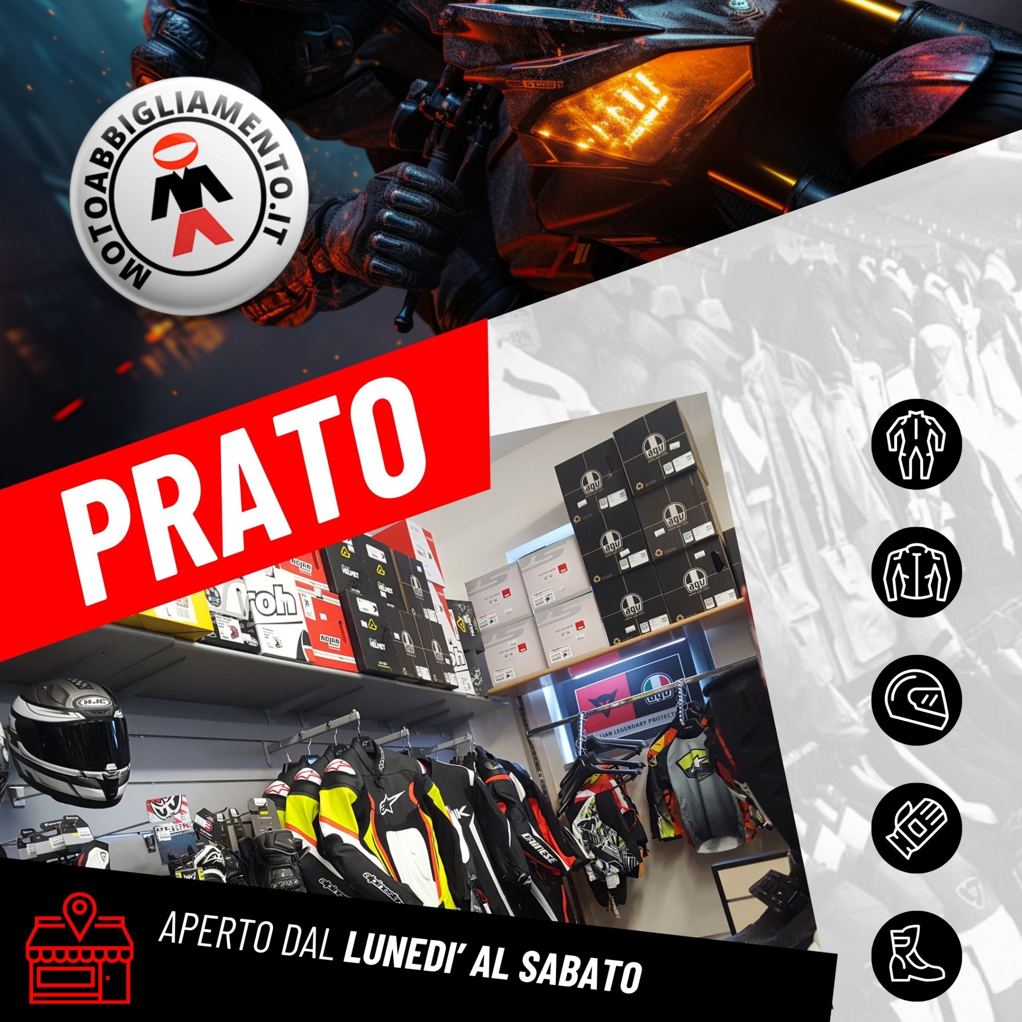 Motoabbigliamento.it Facebook ad from Jan 7, 2025