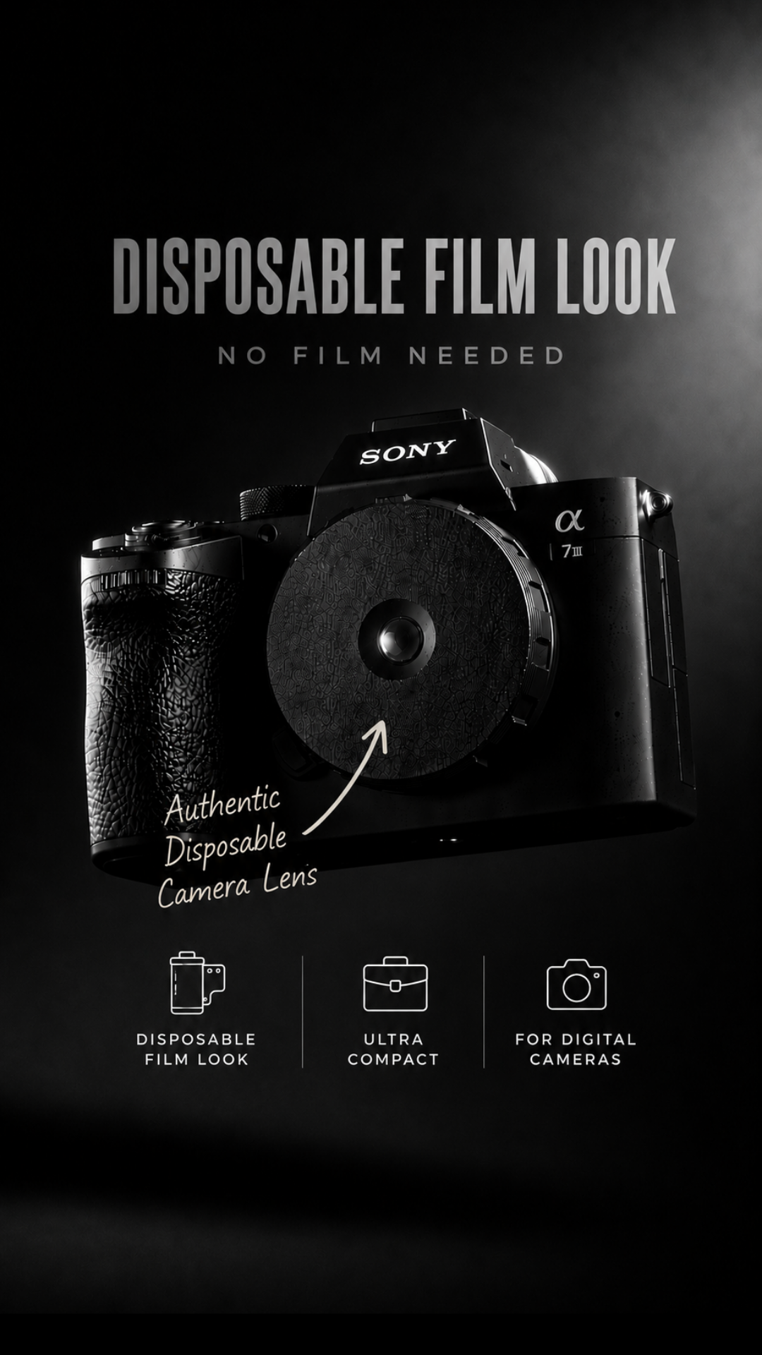 Pocket Dispo Facebook ad: SHOOT DIGITAL. FEEL FILM.
