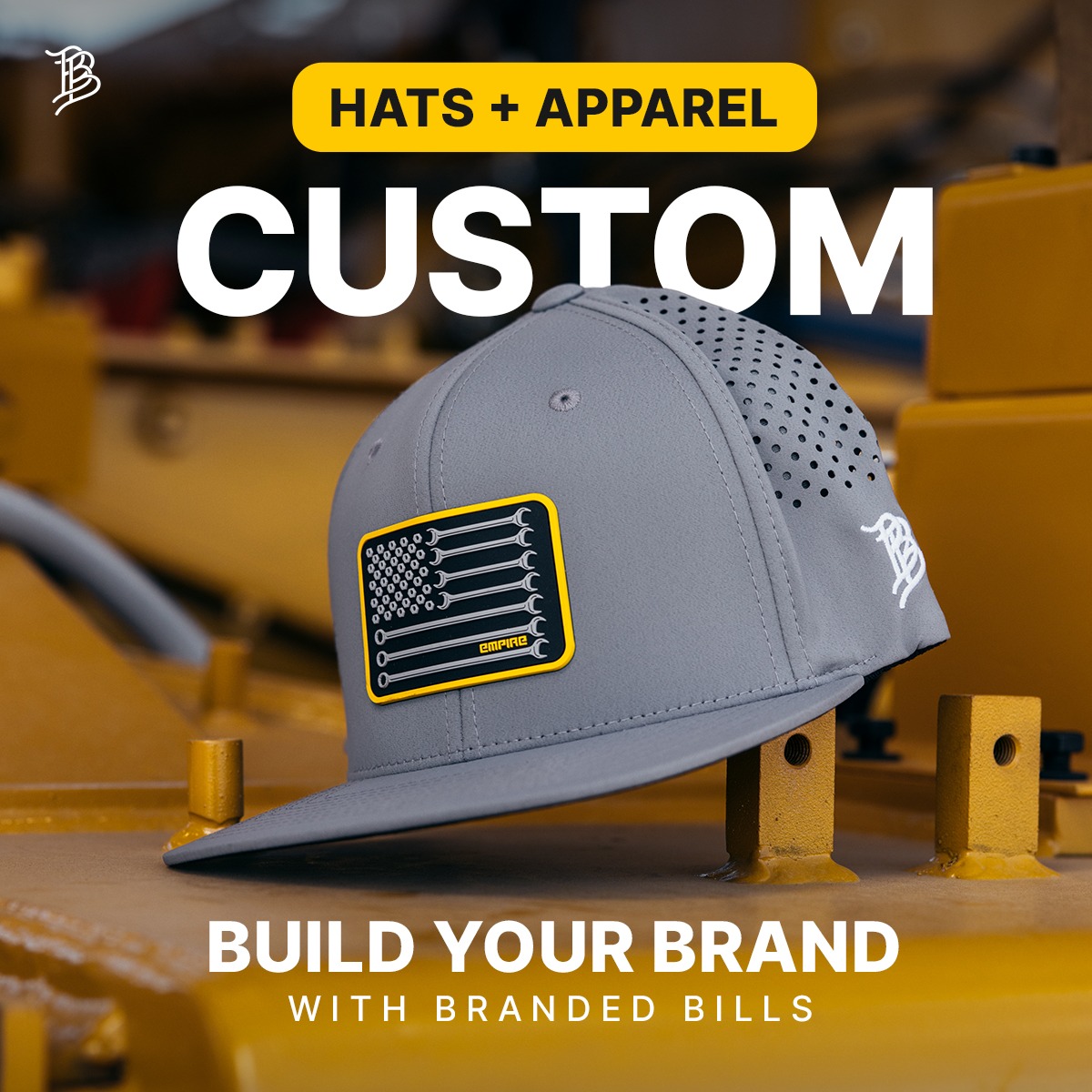 Branded Bills Facebook ad: Wear Your Brand on Their Sleeves