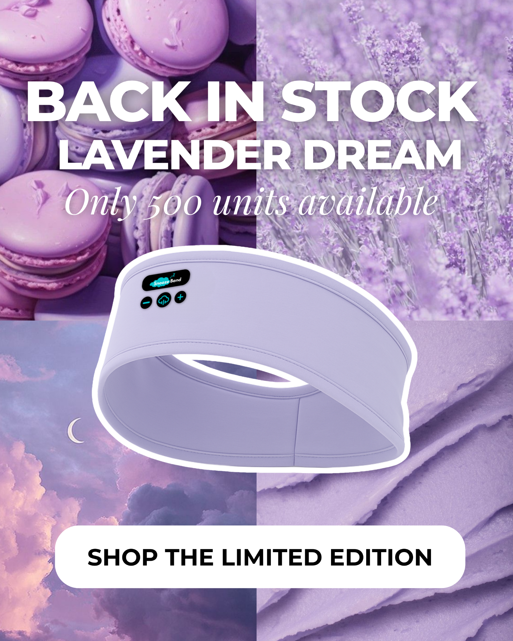 SnoozeBand Facebook ad