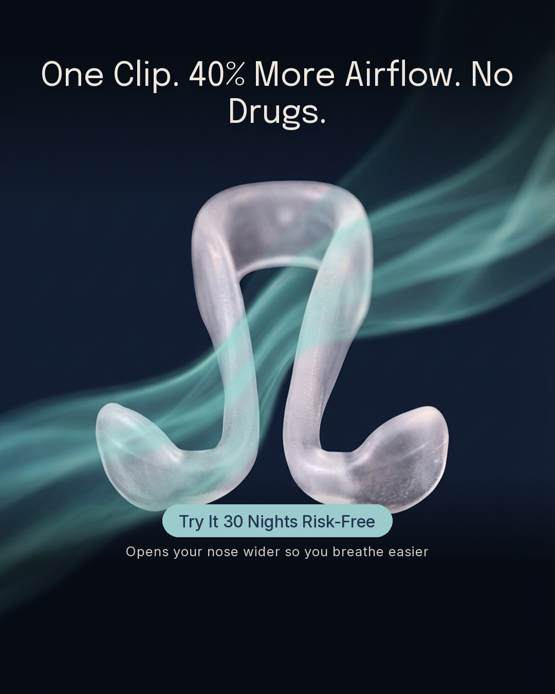 SnoreLessNow Facebook ad from May 17, 2026