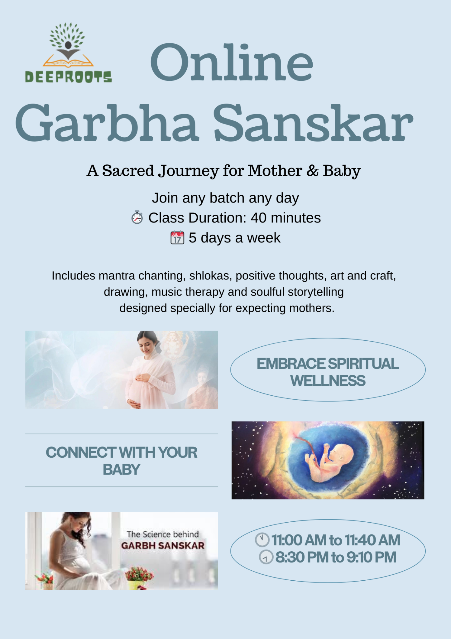 DeepRoots Sanskrit Online Classes Facebook ad