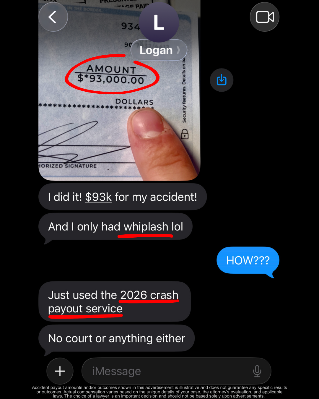 Accident Connect Facebook ad