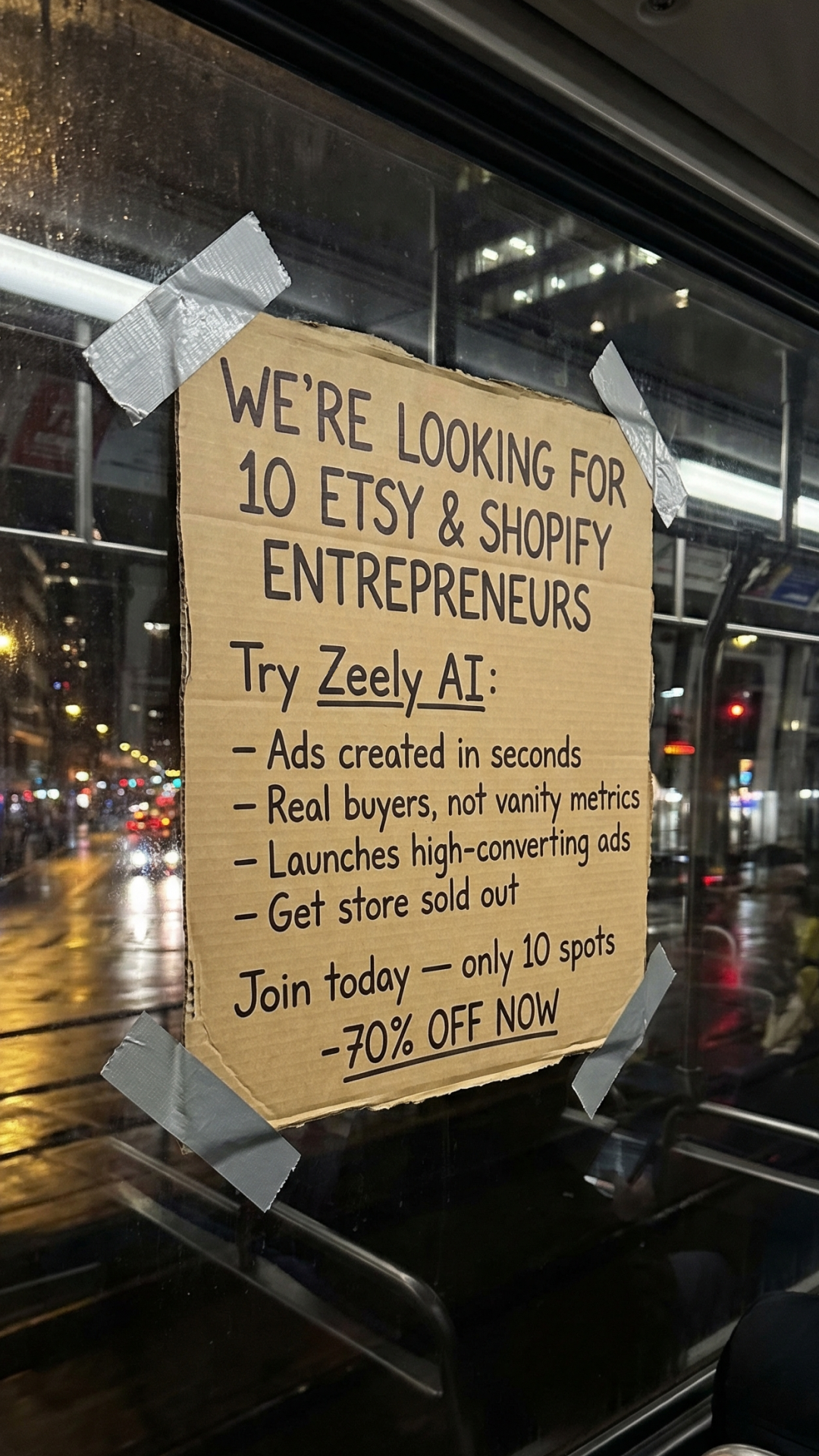 Zeely Facebook ad