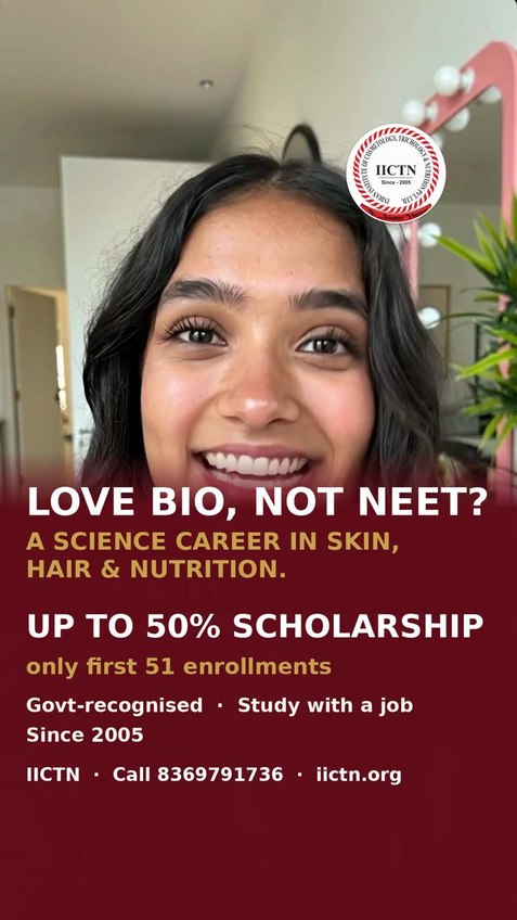 Dr Jhoumer's IICTN Facebook ad: A career in healthcare, without another year of NEET