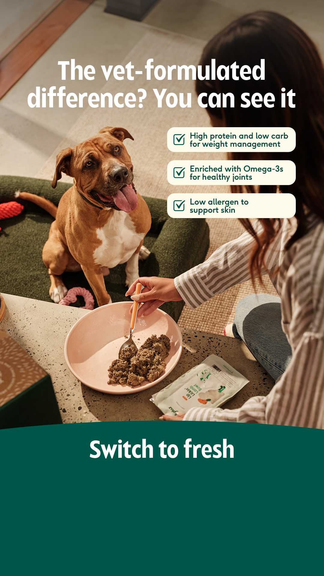 Lyka Pet Food Facebook ad