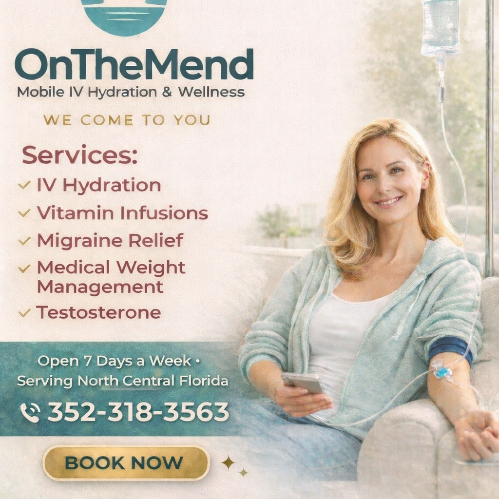 On The Mend Mobile IV Therapy & Wellness  Facebook ad