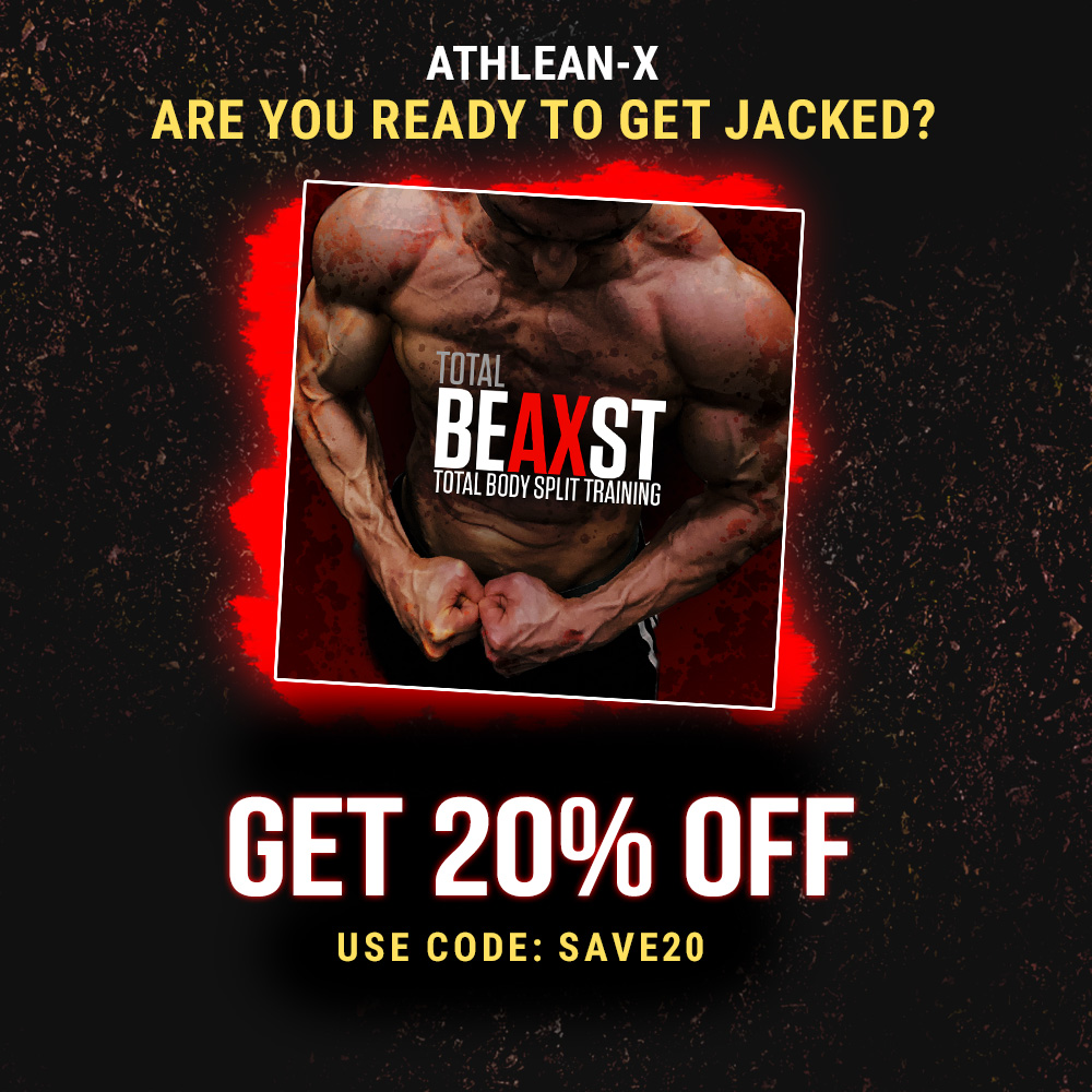 ATHLEAN-X Facebook ad: Get Your 20% Discount Before It's Gone.
