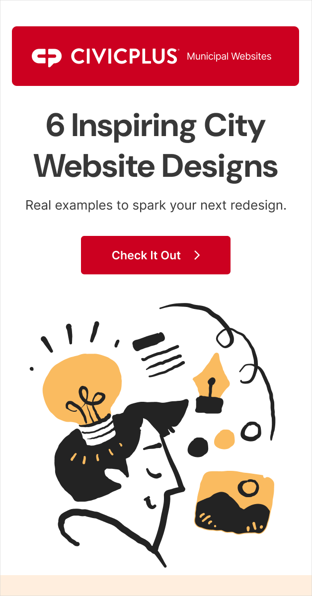 CivicPlus Facebook ad: 6 City Website Designs to Inspire You