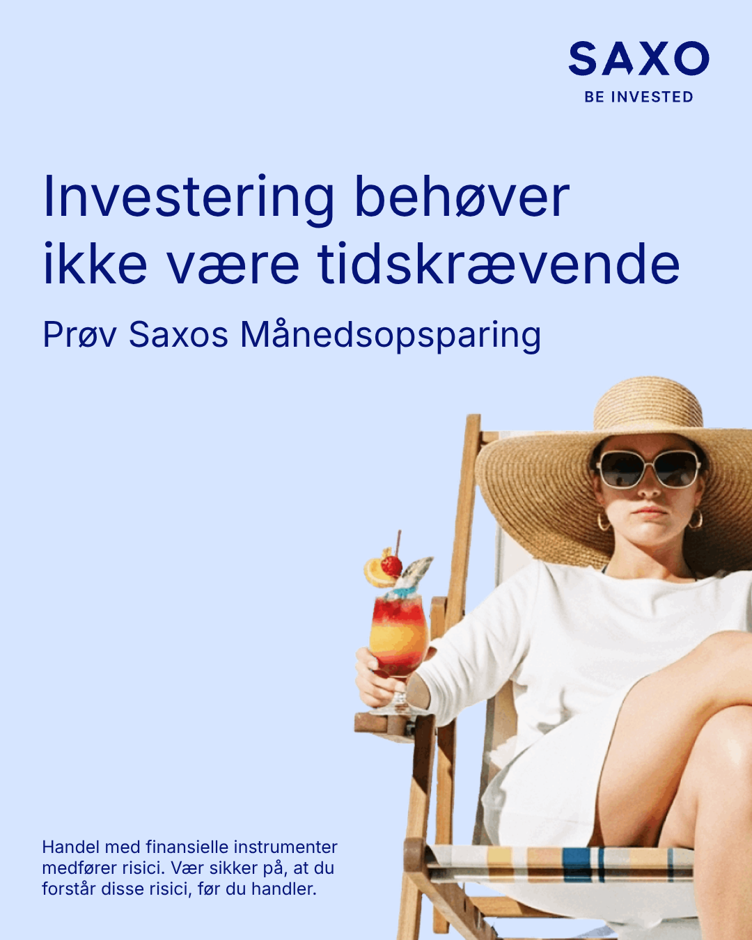 Saxo Bank Facebook ad