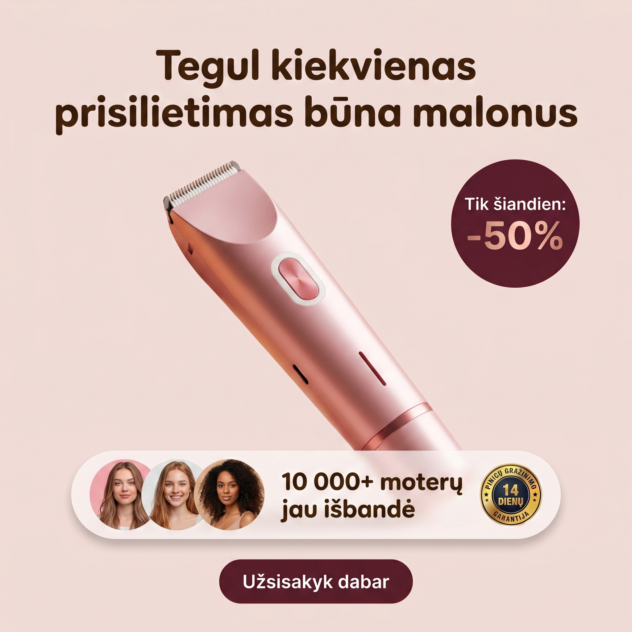 Blime.lt Facebook ad