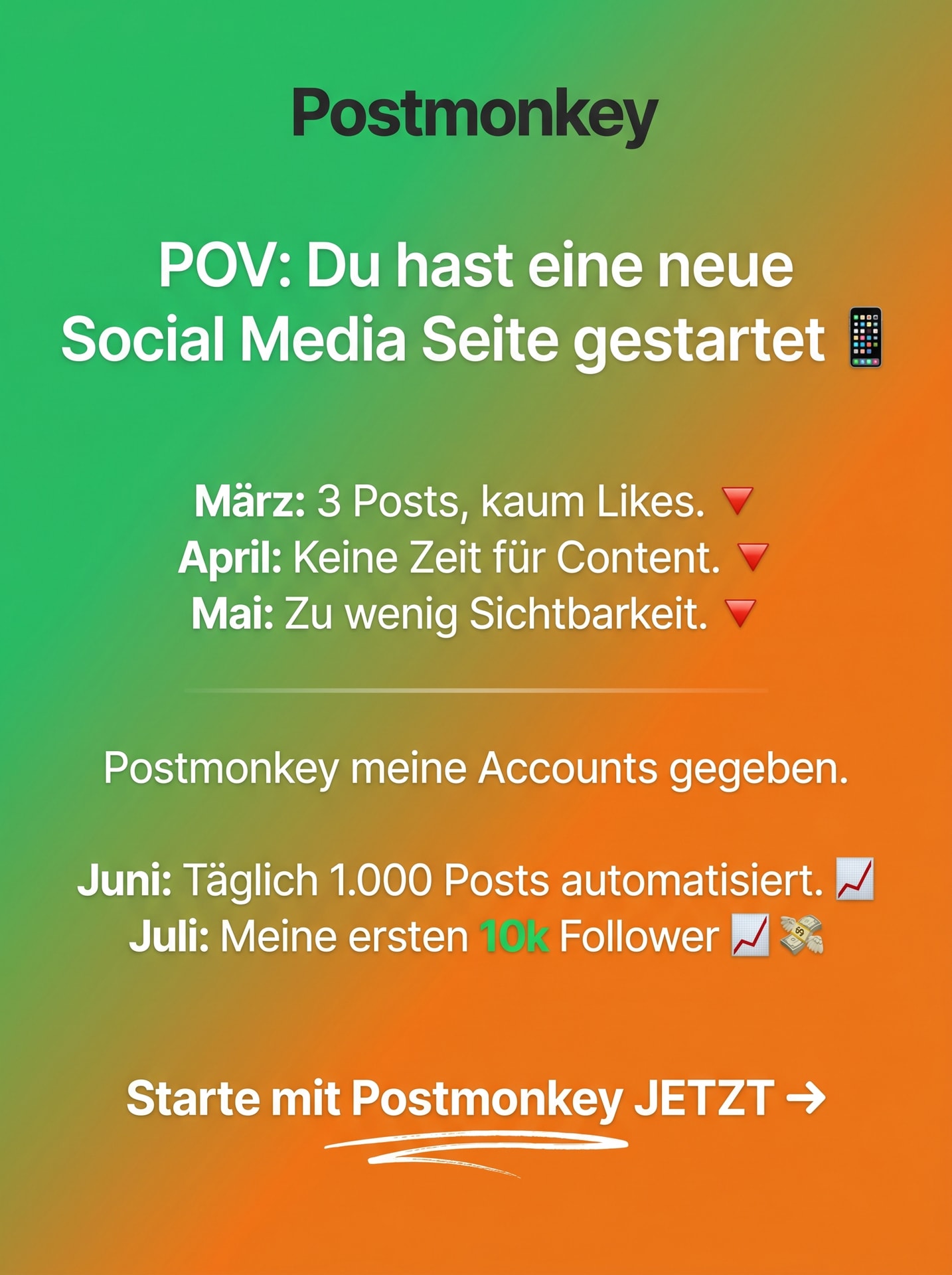 Paul Roth Facebook ad: 30.000 Posts im Monat automatisiert