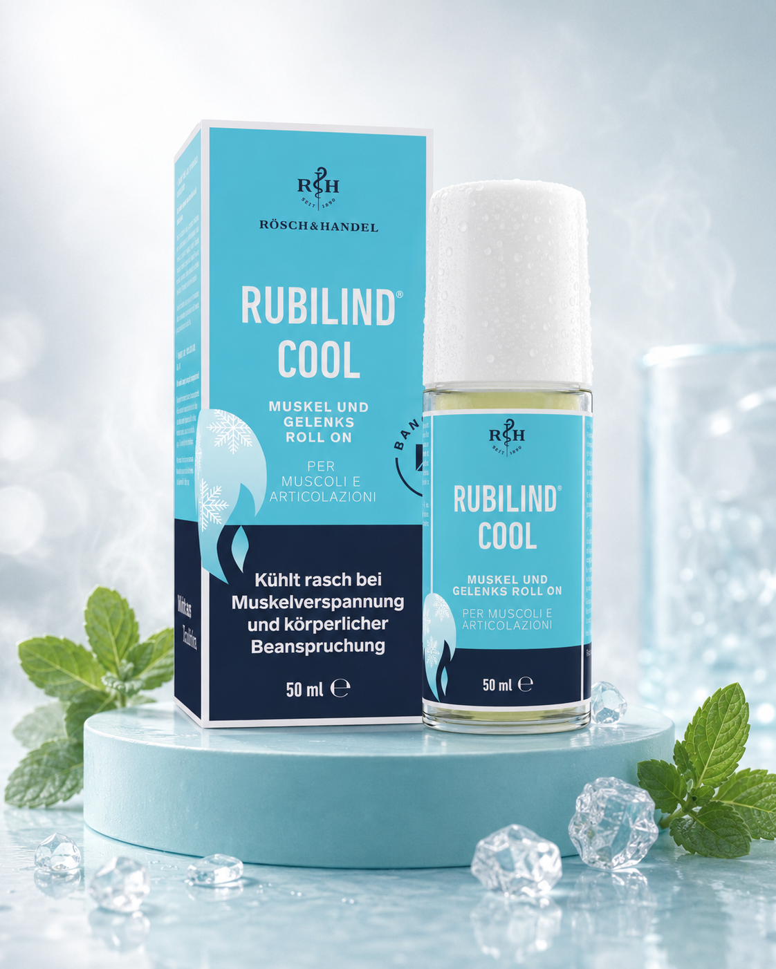 BANO Healthcare GmbH Facebook ad: Das neue Rubilind Cool online bestellen: