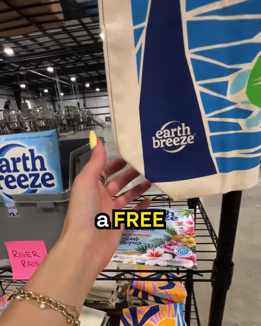 Earth Breeze Facebook ad: Now made in the USA