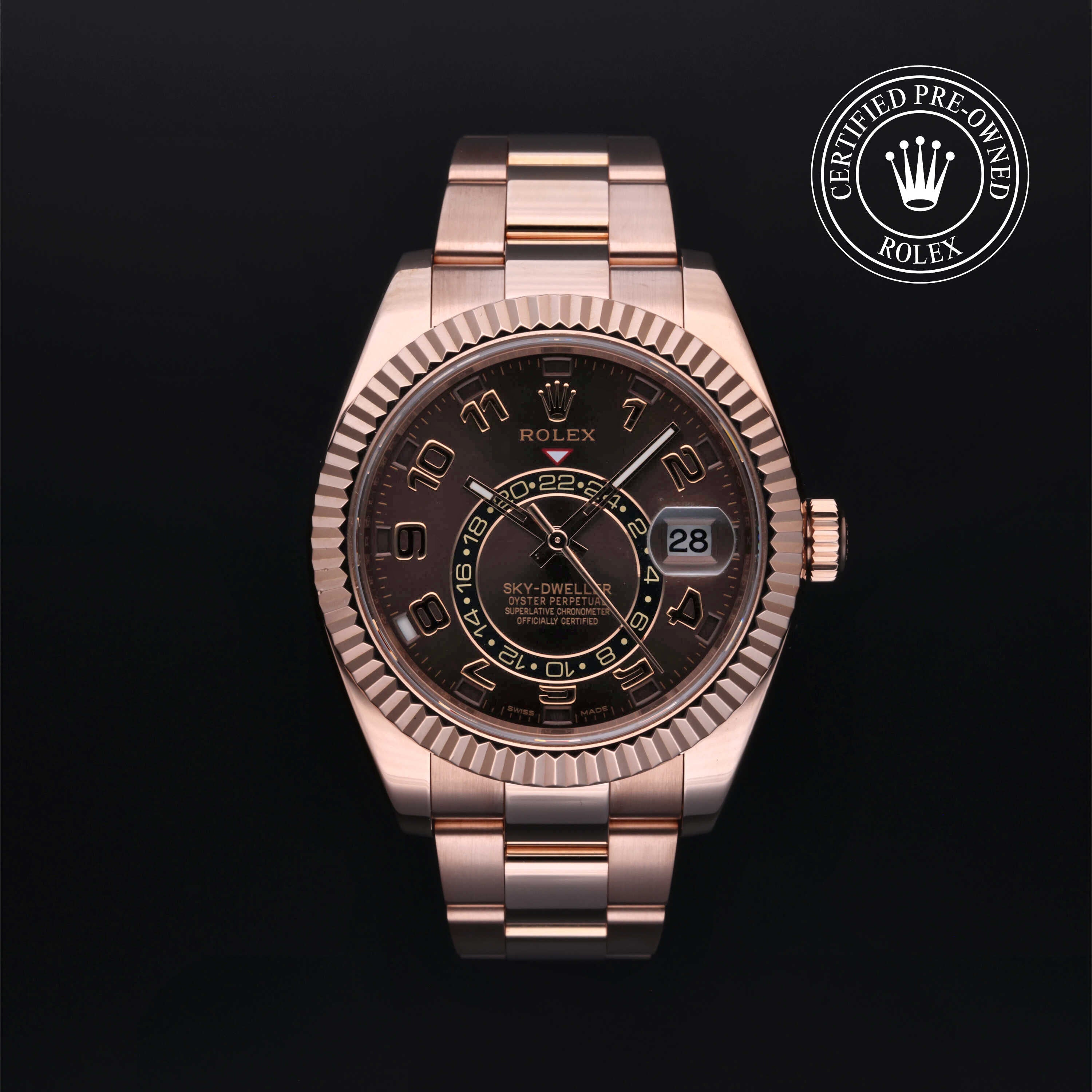 Hamilton Jewelers Facebook ad: Authenticated in Rolex workshops, fully serviced…