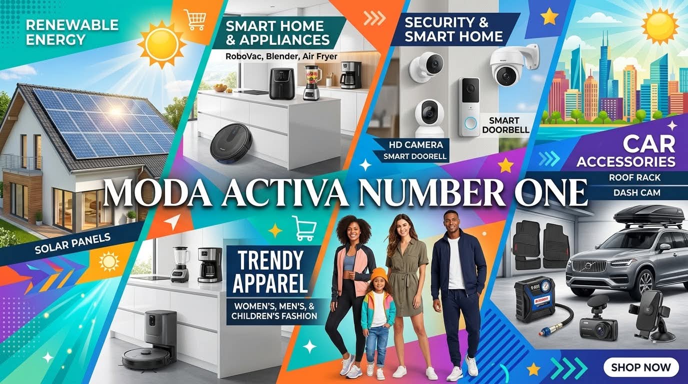 Moda Activa Nomber ONE Facebook ad: una tienda en linea de diferentes productos