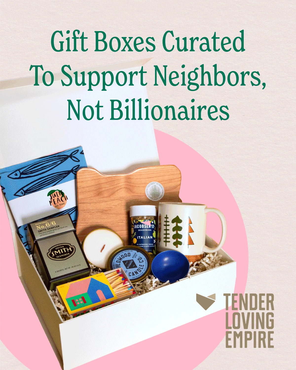 Tender Loving Empire Facebook ad: Stop giving boring gifts.