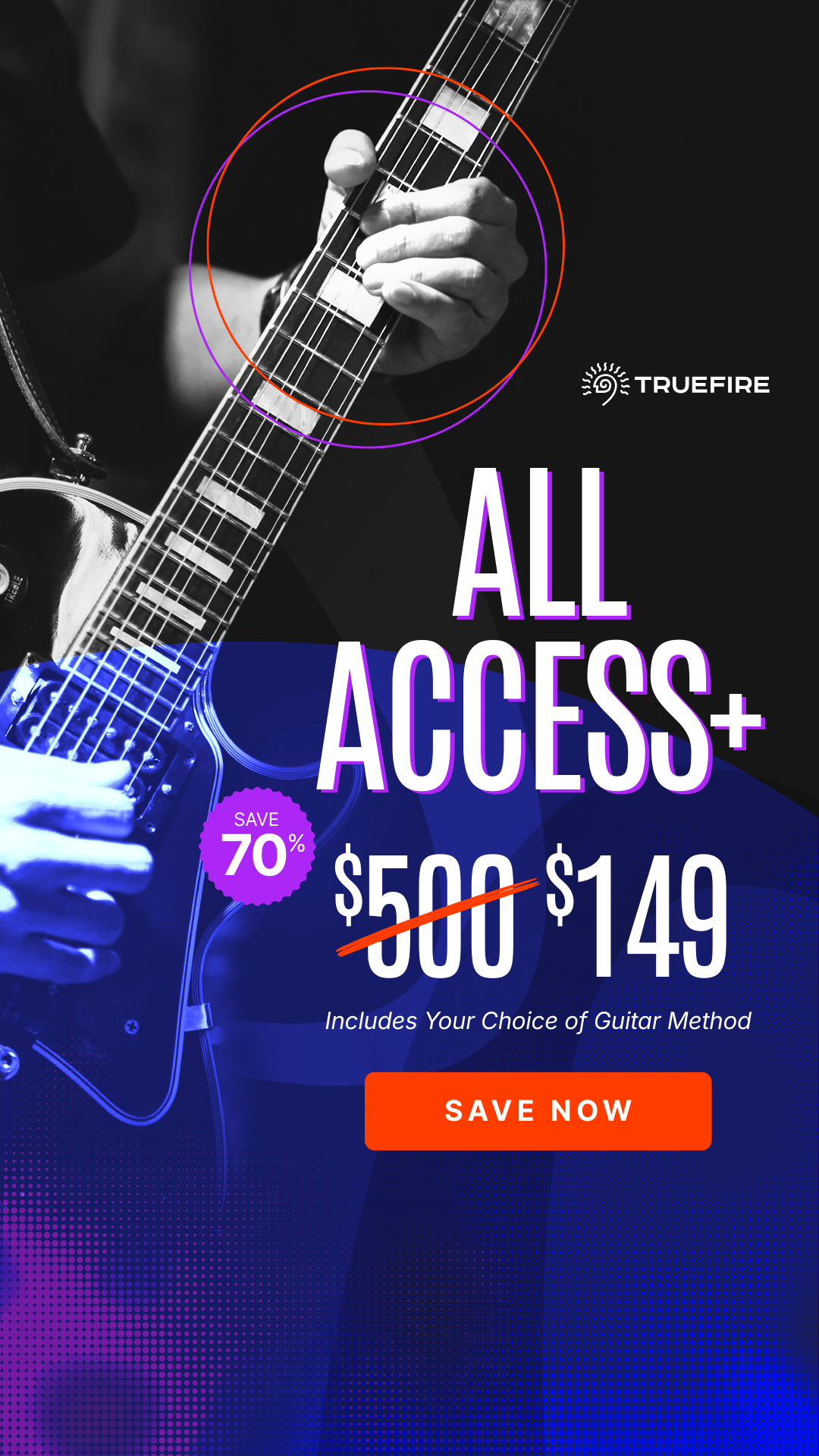 TrueFire Facebook ad