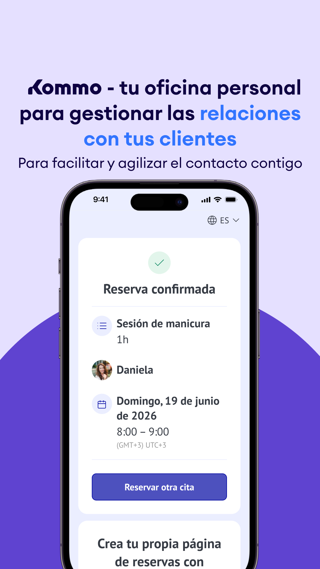Kommo Español Facebook ad