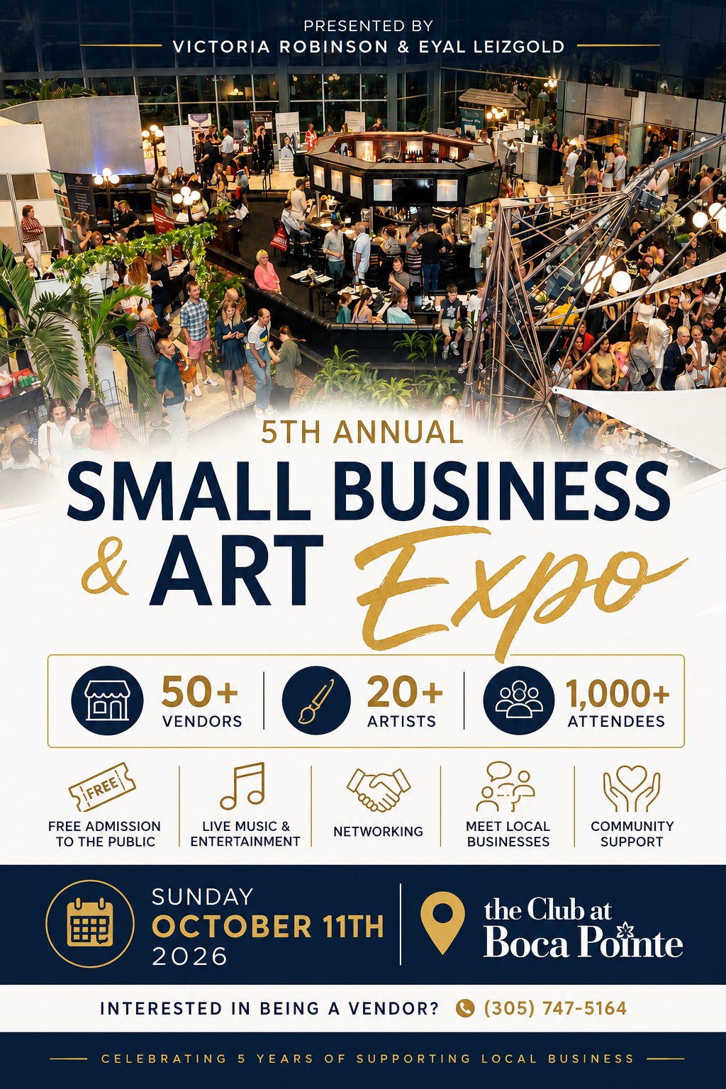 Victoria Robinson, Realtor Facebook ad: Small Business & Art Expo