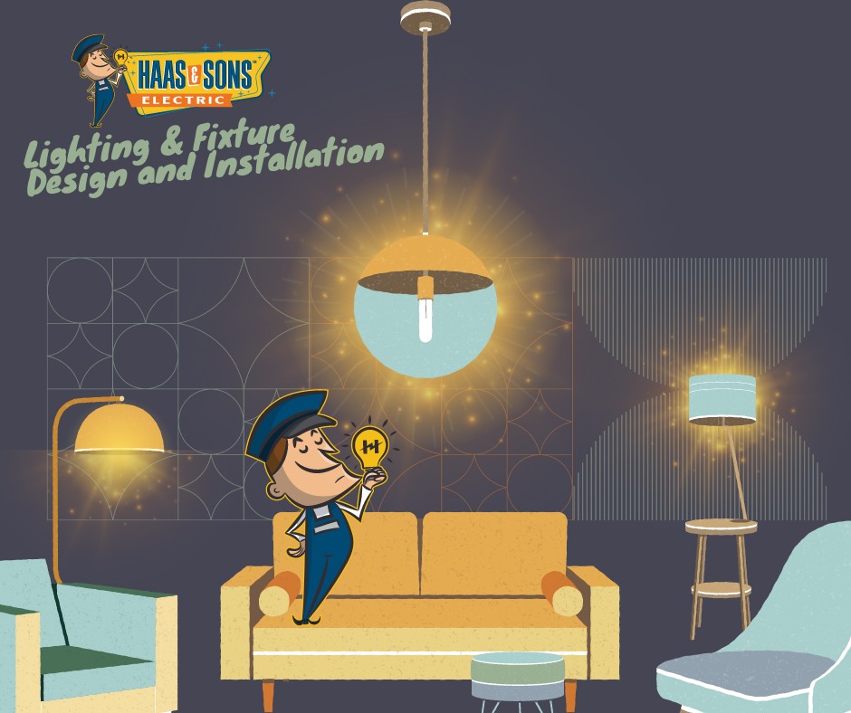 Haas and Sons Electric Inc. Facebook ad: Illuminate Your Home