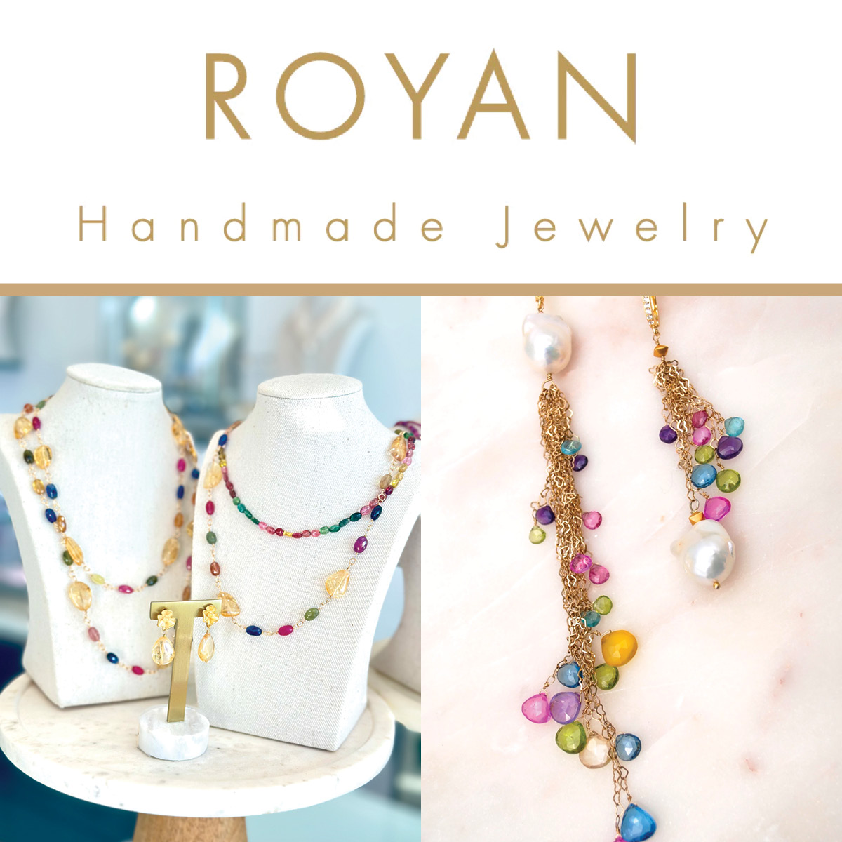 Royan Handmade Jewelry Facebook ad from Dec 12, 2025