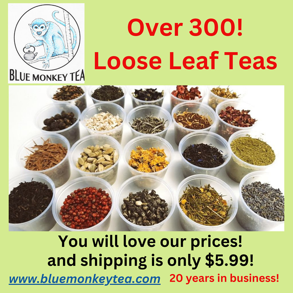 Blue Monkey Tea Facebook ad: We are an independent business with INSANE!
