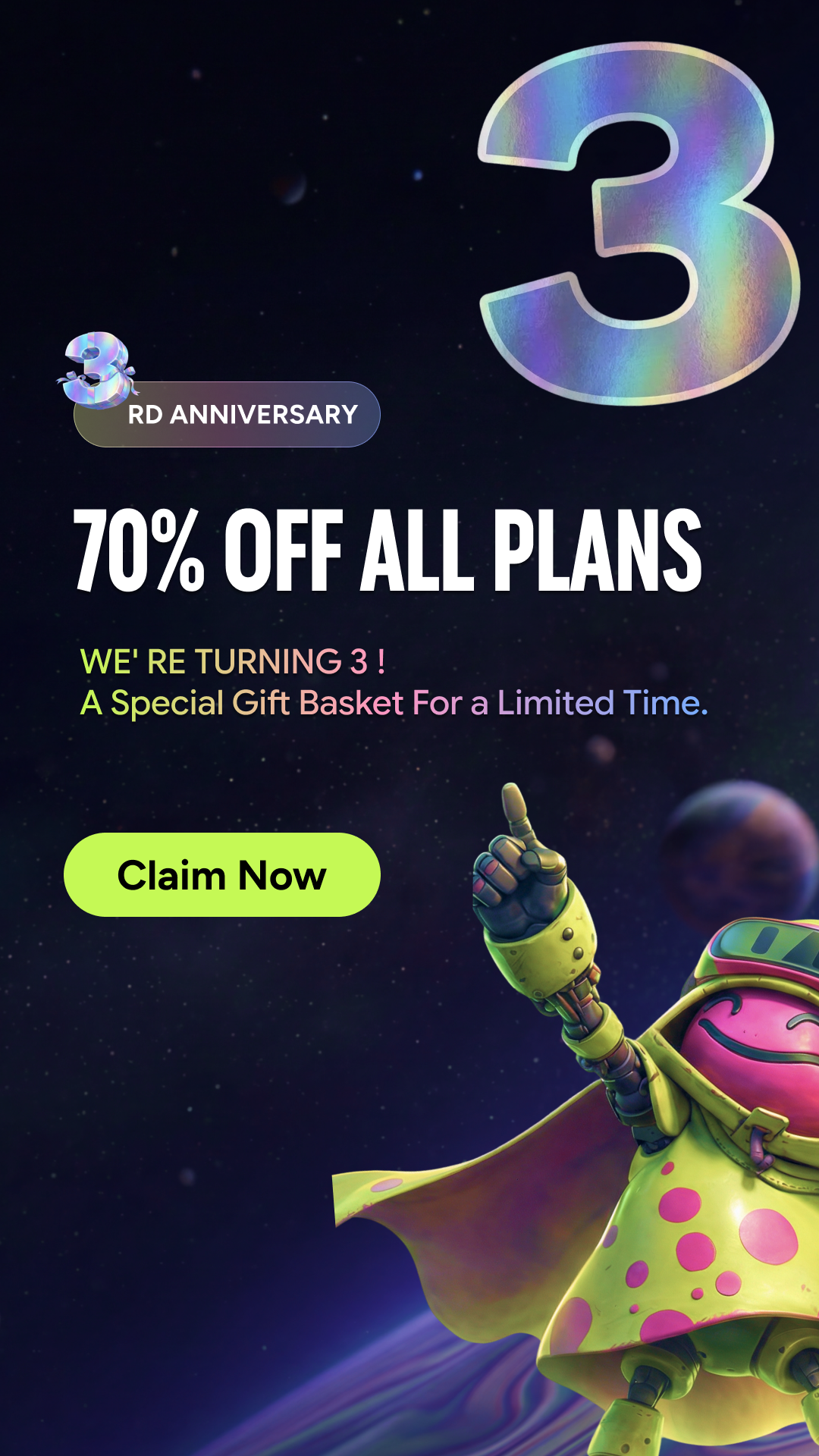 Meshy Facebook ad