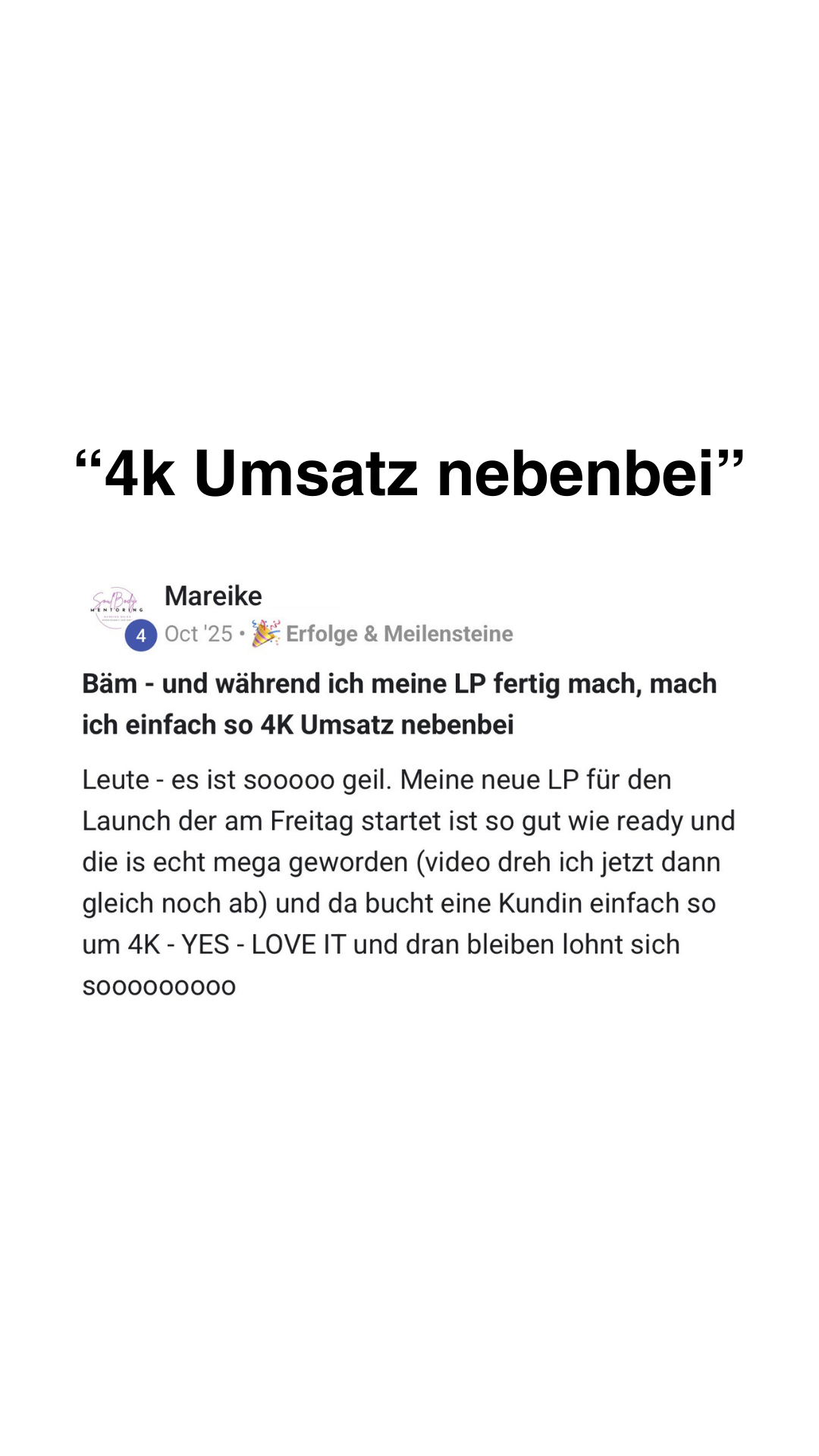 Julia Trost - Online Unternehmensaufbau Facebook ad