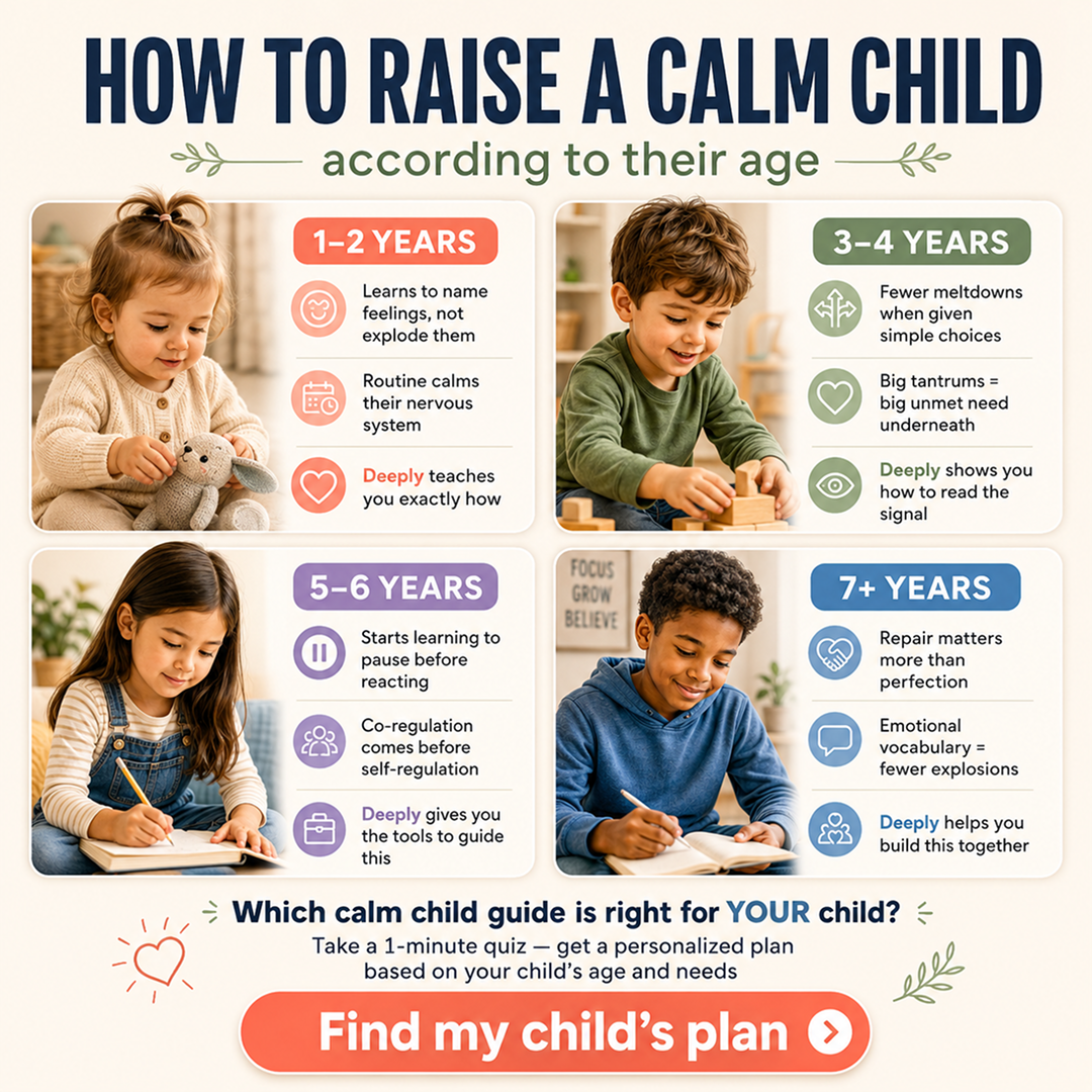 Deeply  - Parenting app Facebook ad