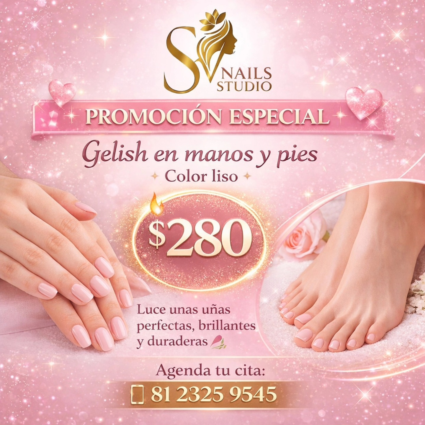 SV Studio Salón de Belleza Facebook ad: Descubre SV Studio, donde cada visita es una…