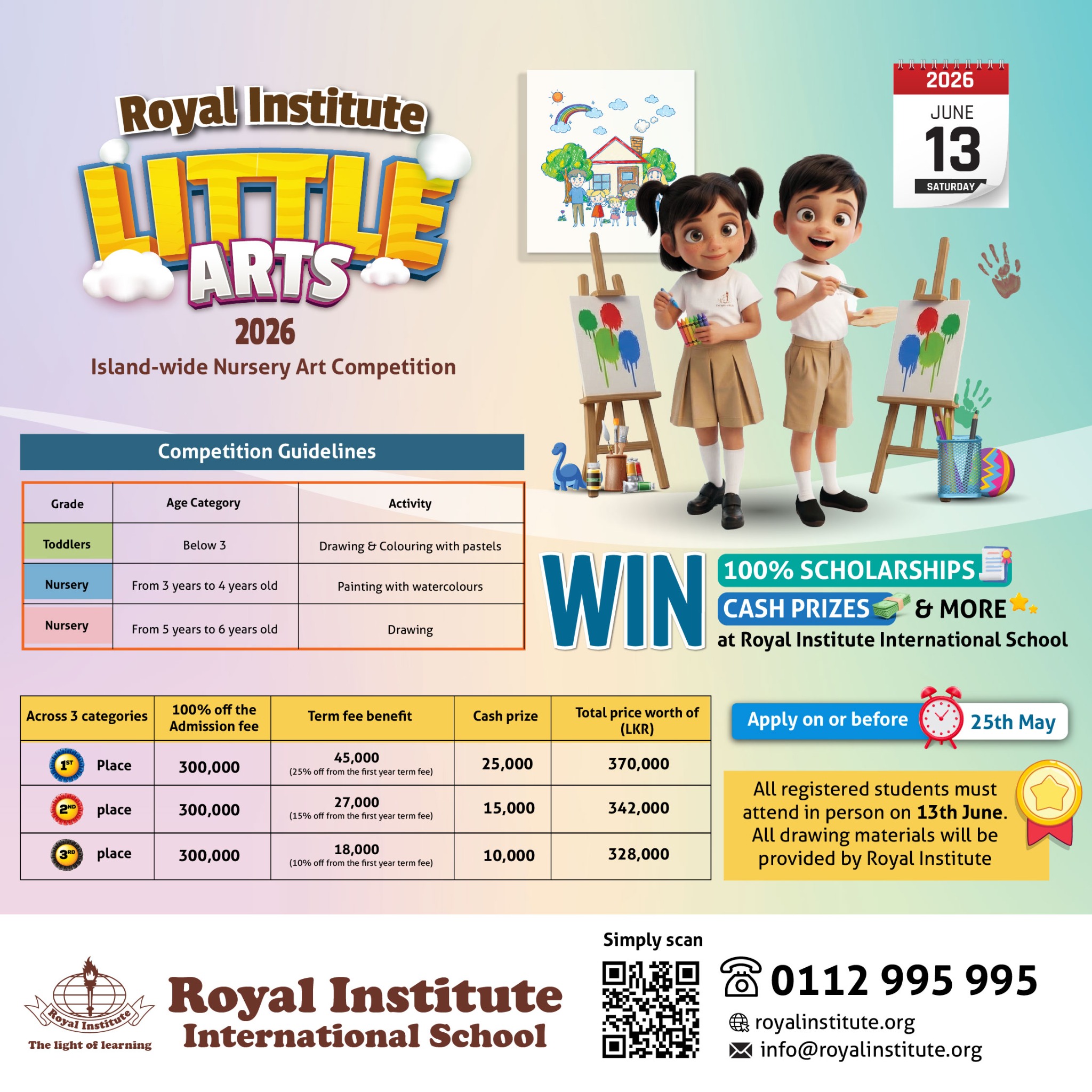 Royal Institute International School Facebook ad from Mar 30, 2026