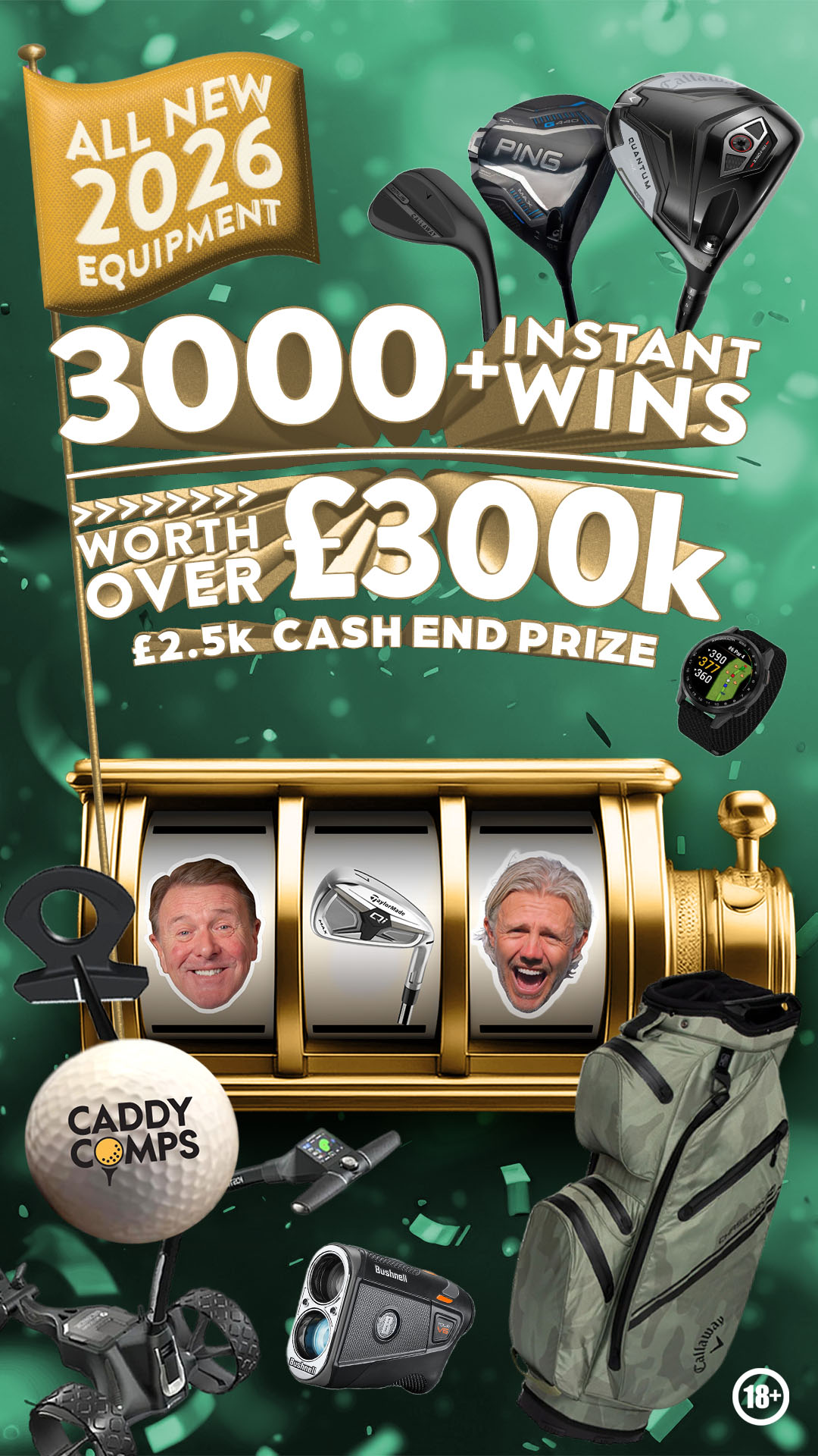 Caddy Comps Facebook ad