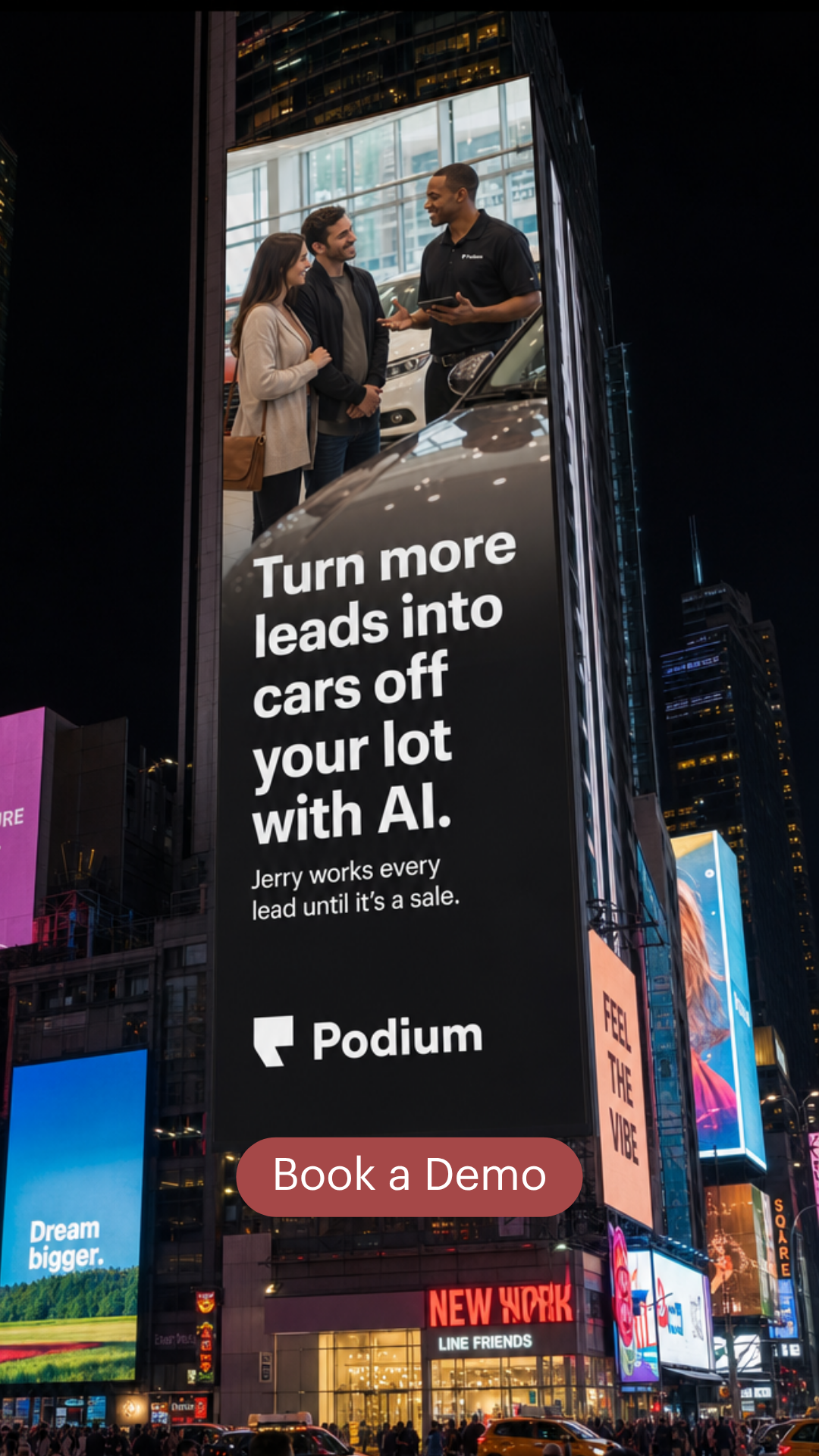 Podium Facebook ad