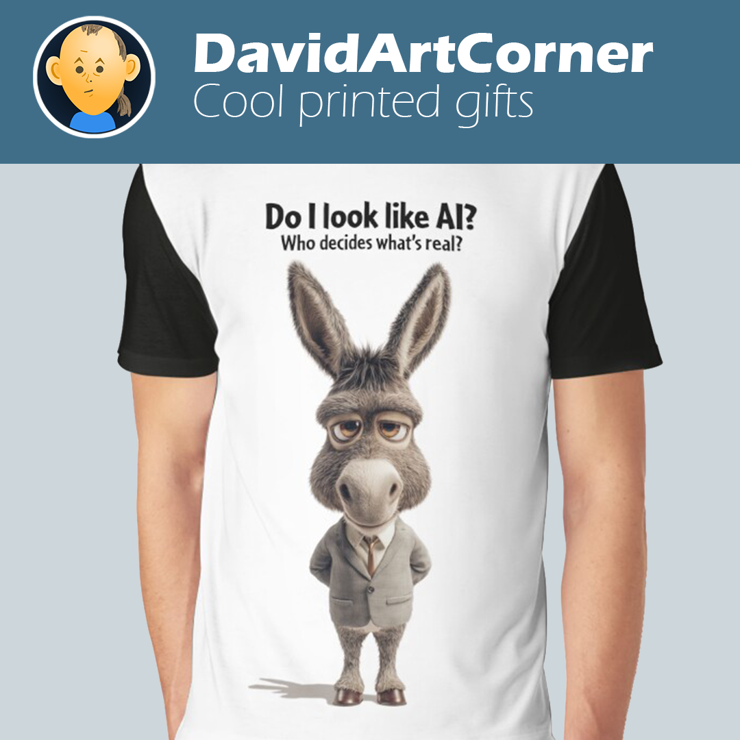 David Art Corner Facebook ad: Four surreal characters.