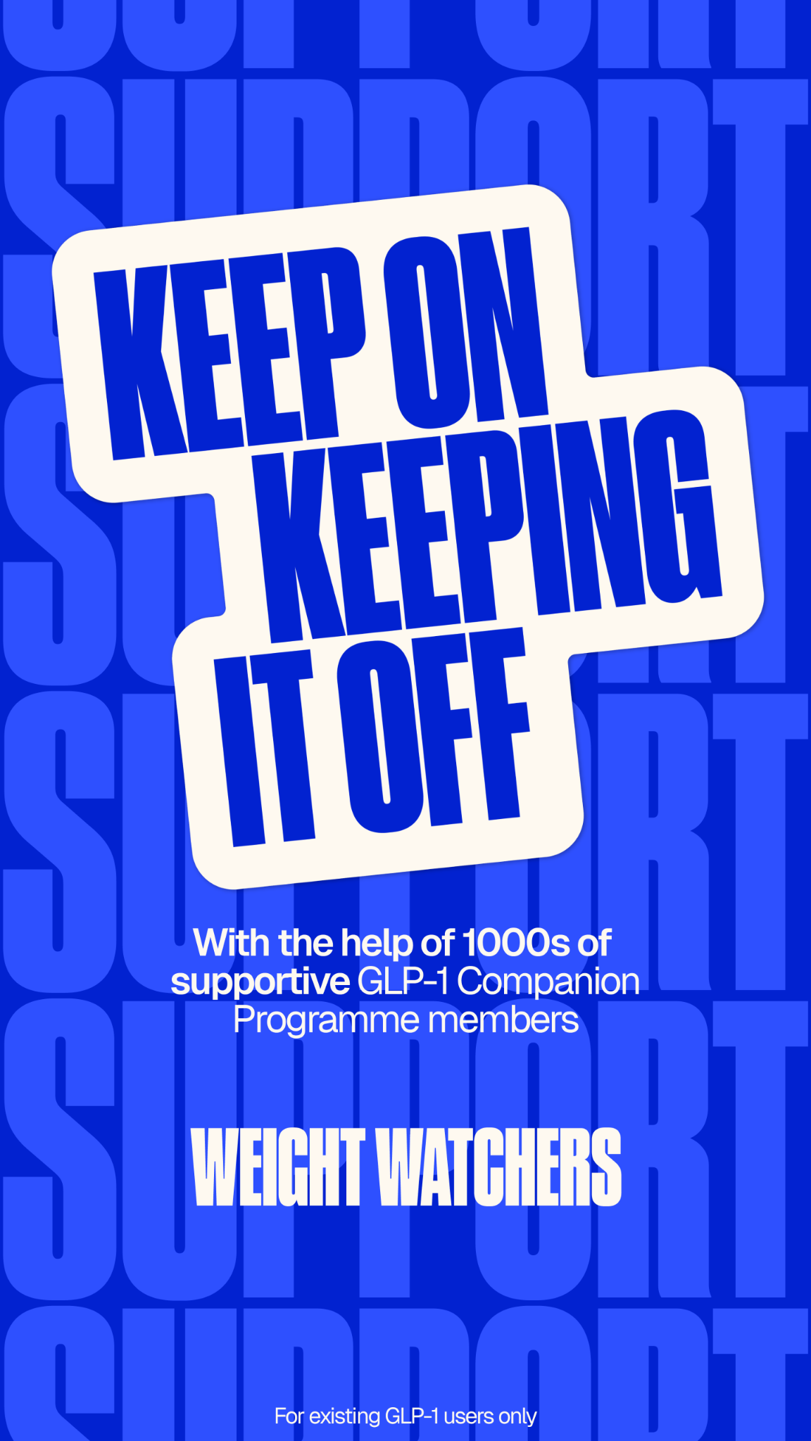 WeightWatchers UK Facebook ad