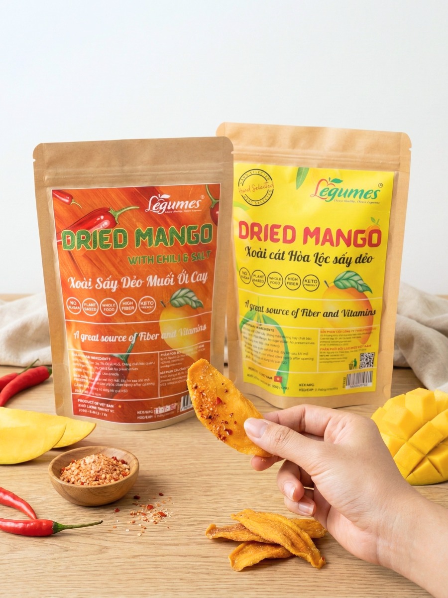 Kokonic - The Gift of Vietnam Facebook ad: DRIED MANGO, A MUST-HAVE VIETNAMESE TRAVEL GIFT