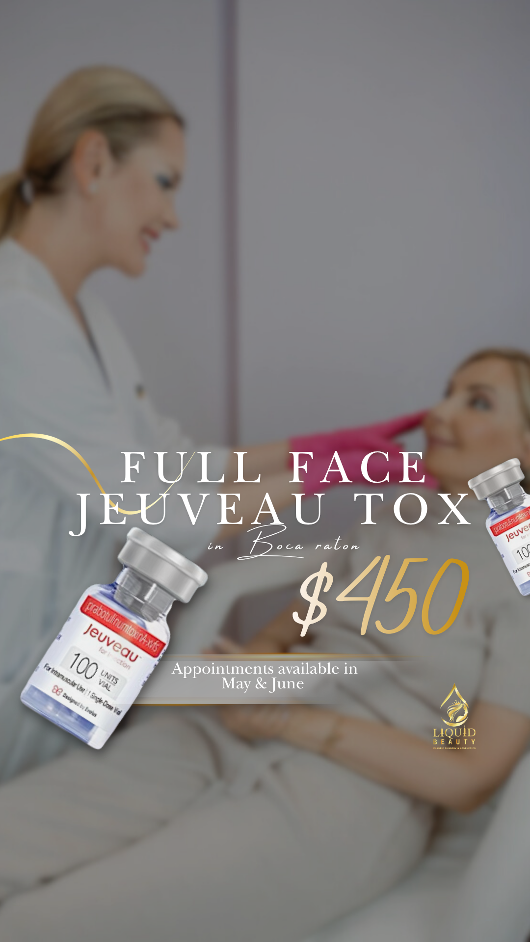 Liquid Beauty Aesthetic Clinic Facebook ad from Apr 2, 2026