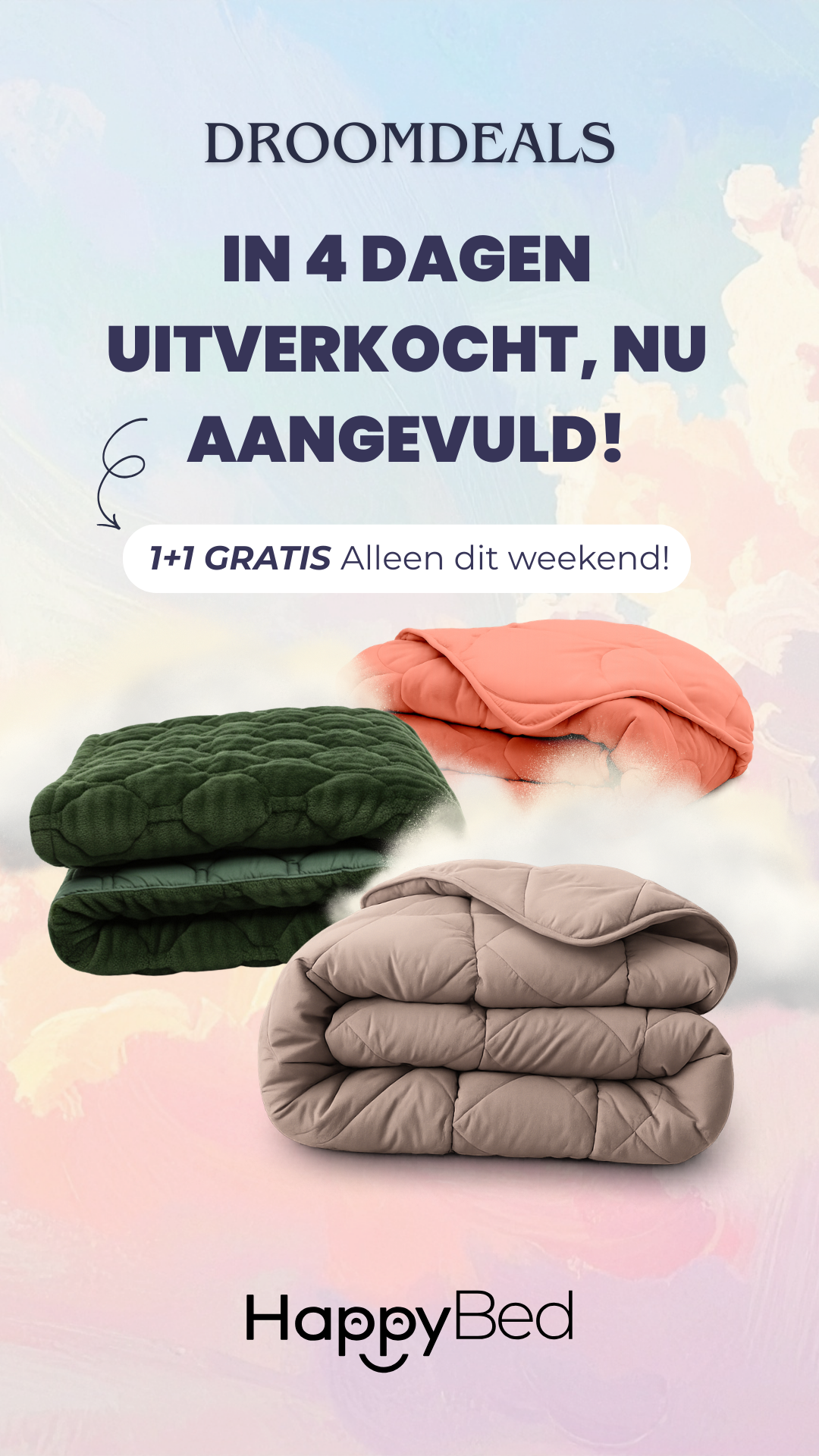 HappyBed Facebook ad