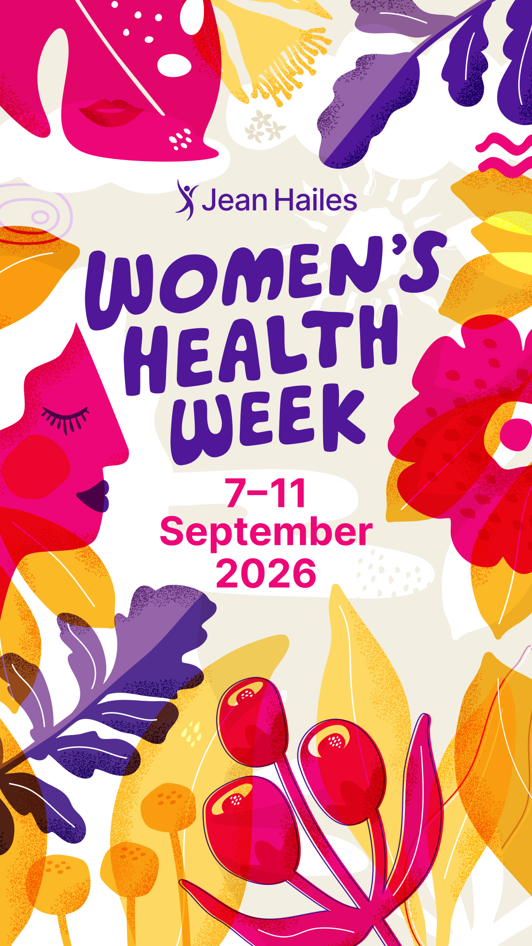 Jean Hailes for Women's Health Facebook ad
