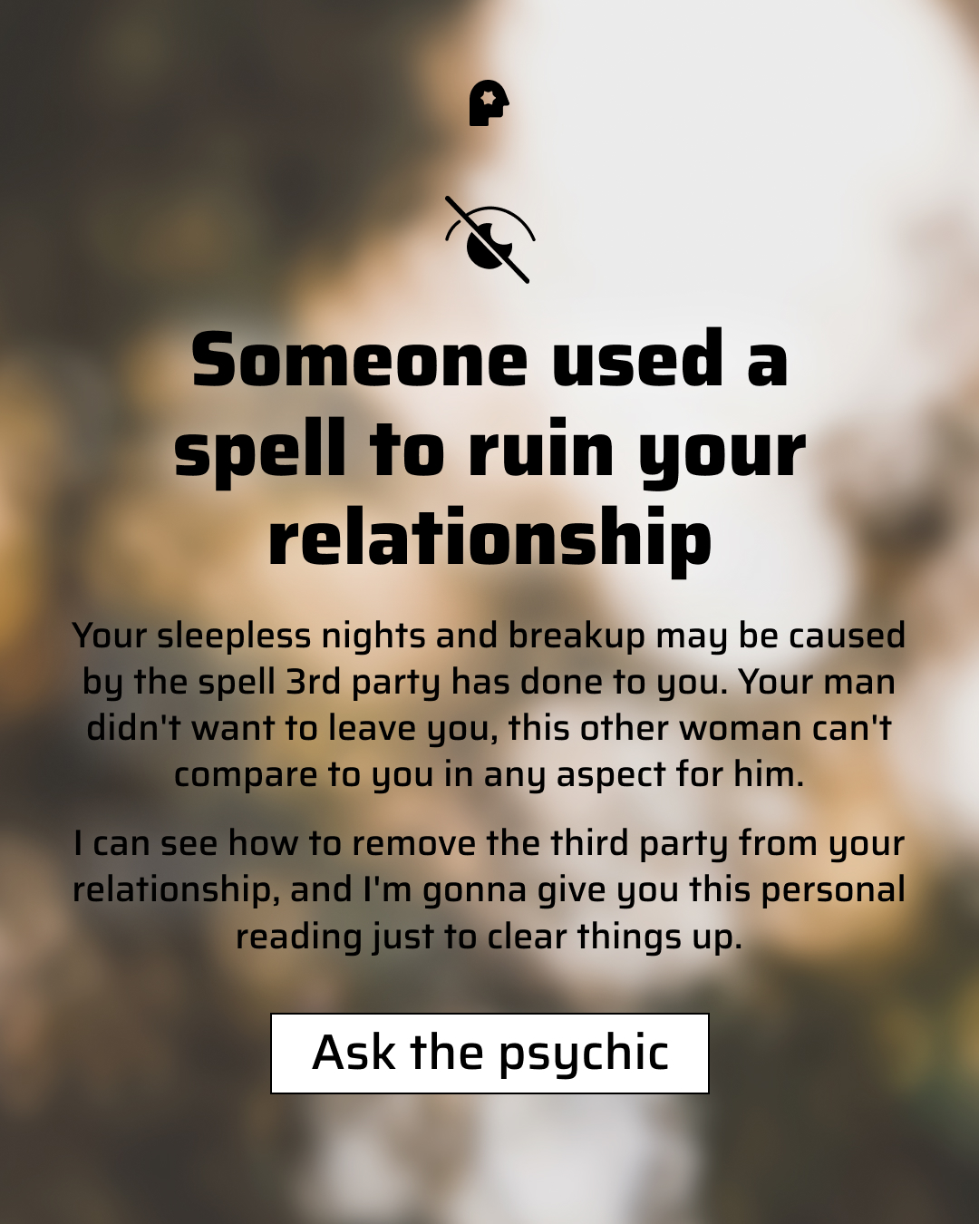 Your Relationship Advisor Facebook ad