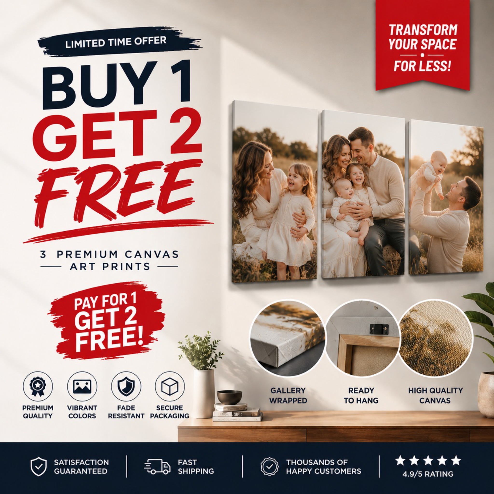 Canvas & Gifts Facebook ad