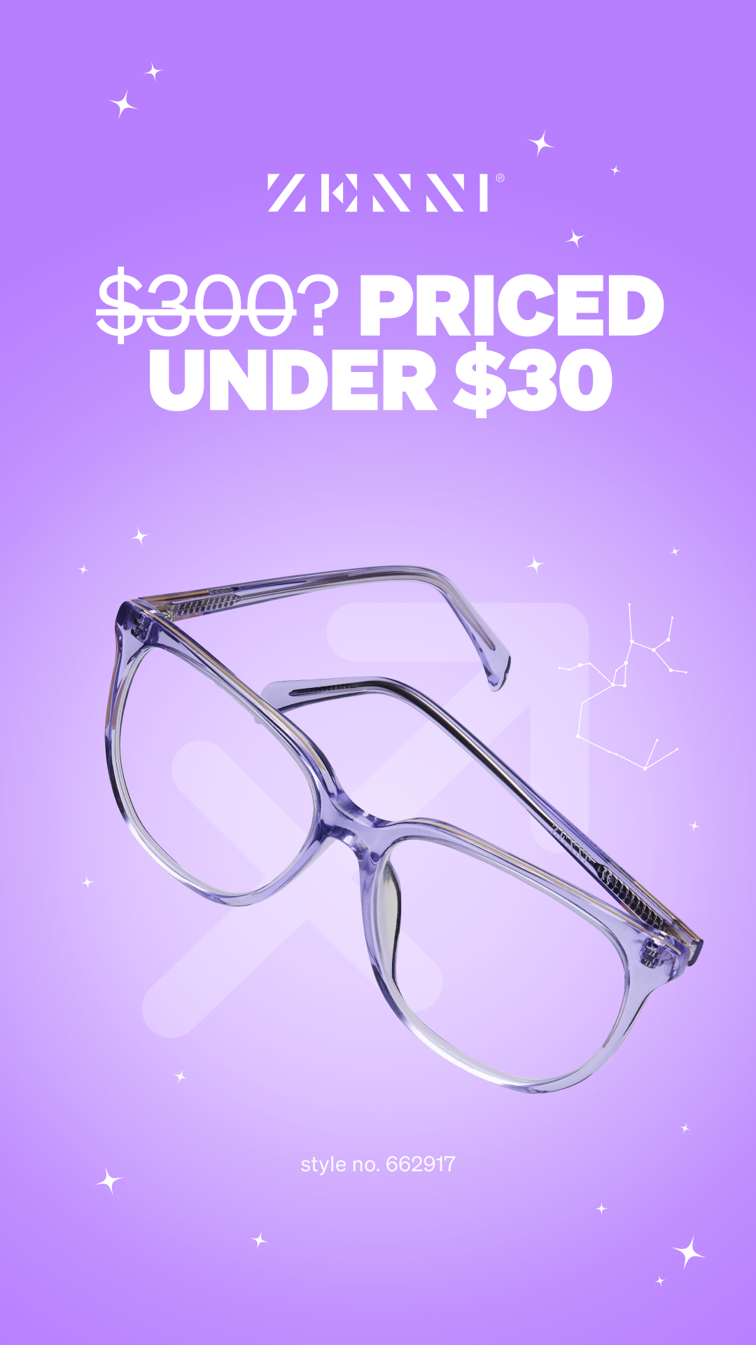 Zenni Optical Facebook ad